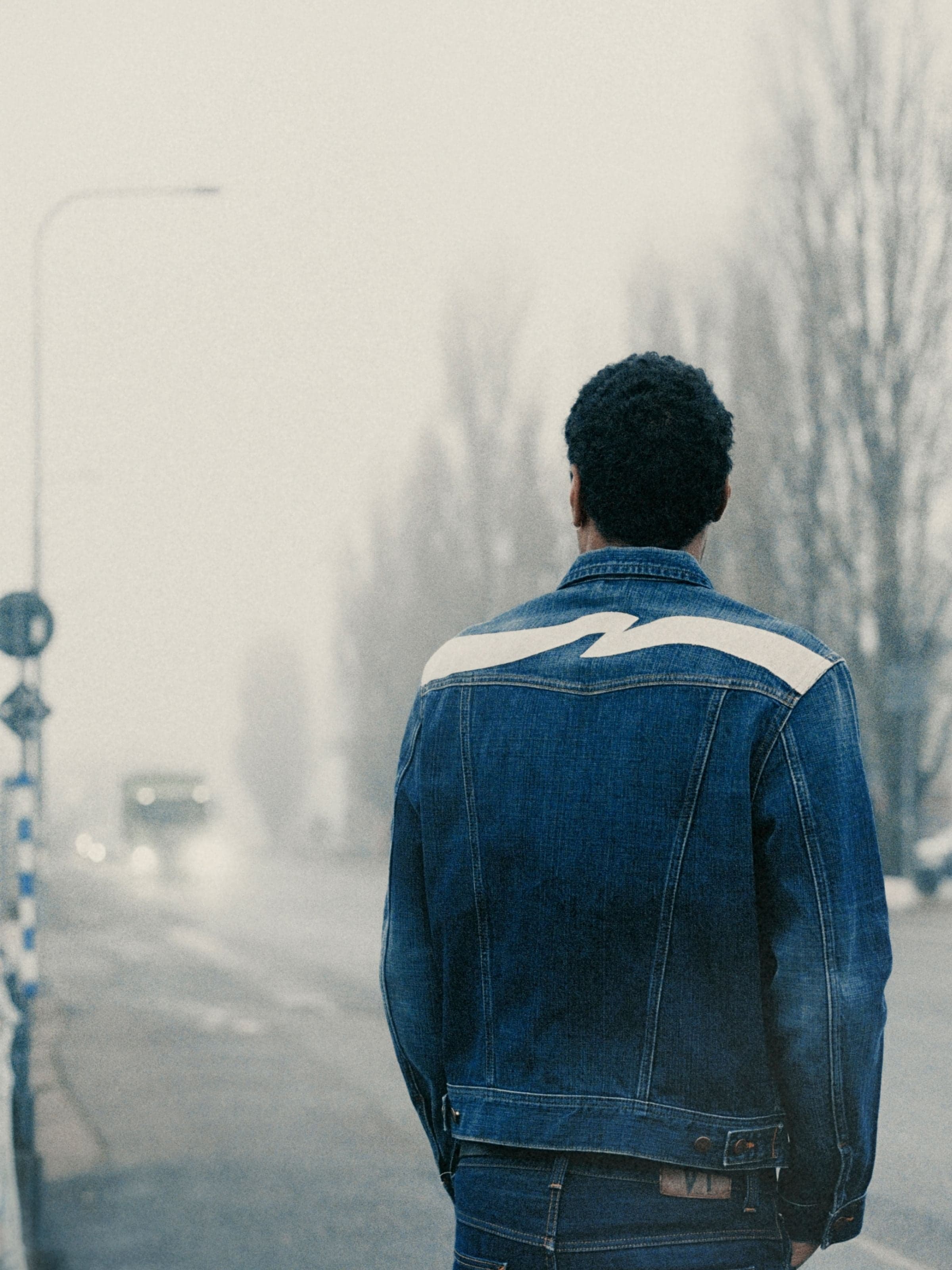 Conny Denim Jacket - Big Wave Blue