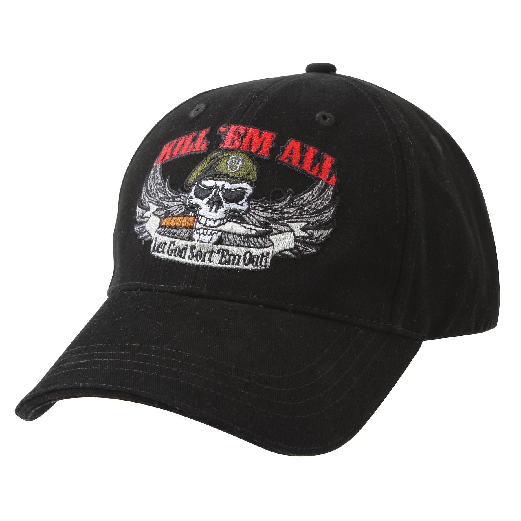 Deluxe Kill 'Em All Low Profile Cap - BLACK