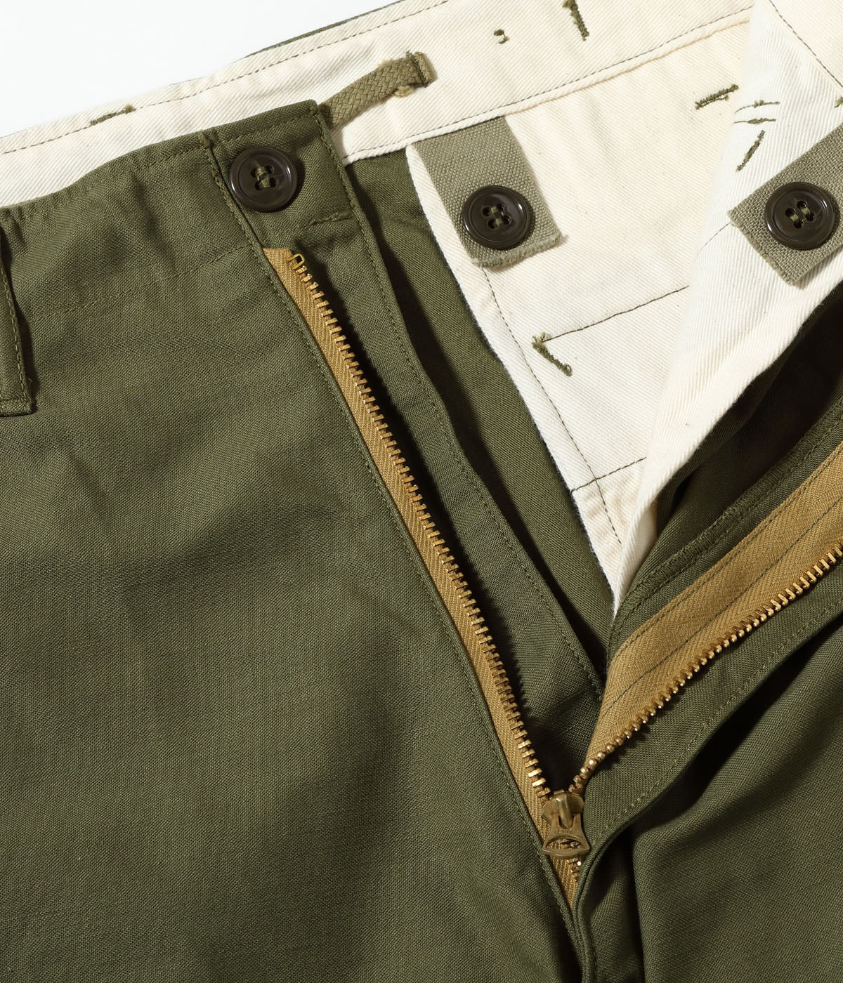 BR42529 TROUSERS SHELL FIELD M-1951 SHORT LENGTH - OLIVE