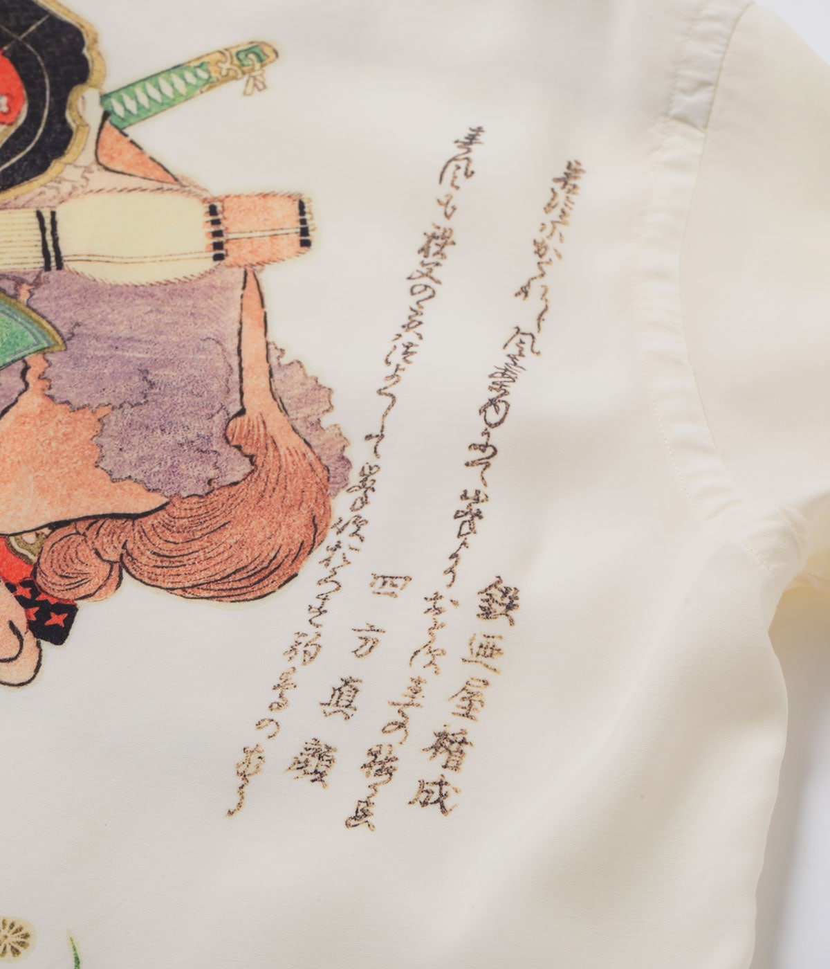 SS39656 SUN SURF × Katsushika Hokusai SPECIAL EDITION Hatakeyama Shigetada - OFF WHITE