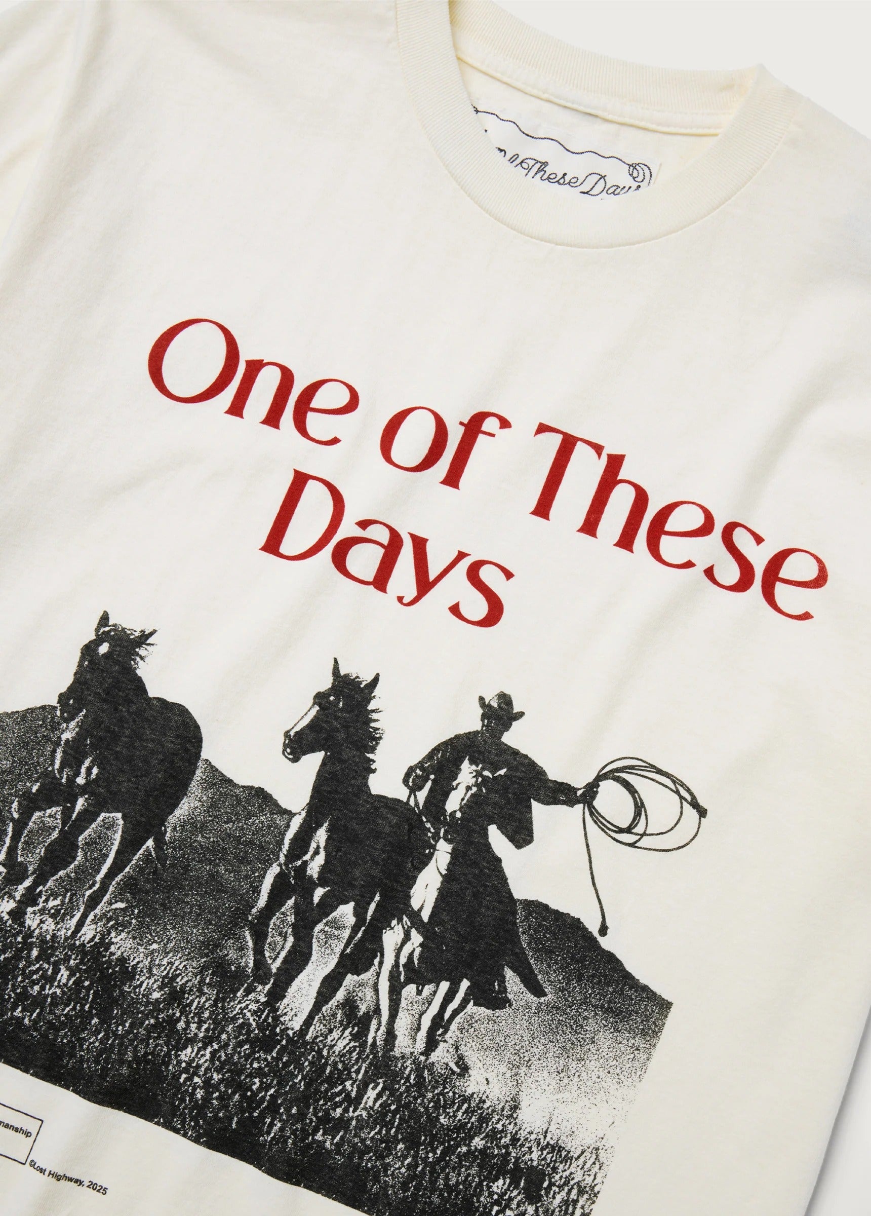 ACROSS THE PLAINS TSHIRT - BONE