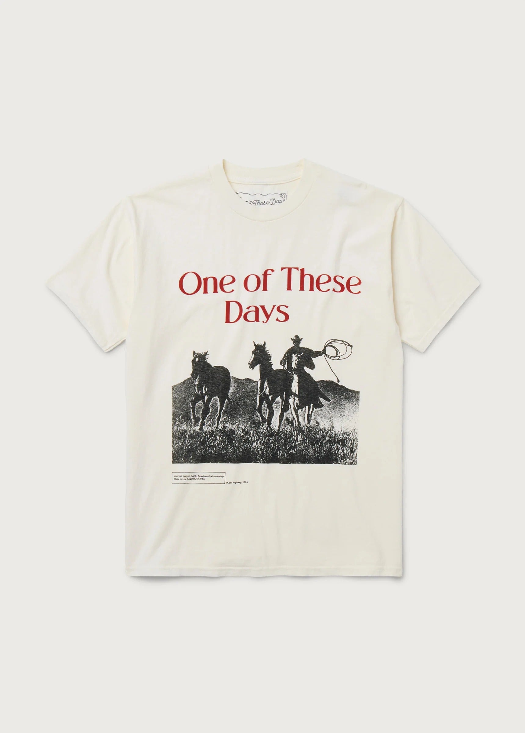 ACROSS THE PLAINS TSHIRT - BONE