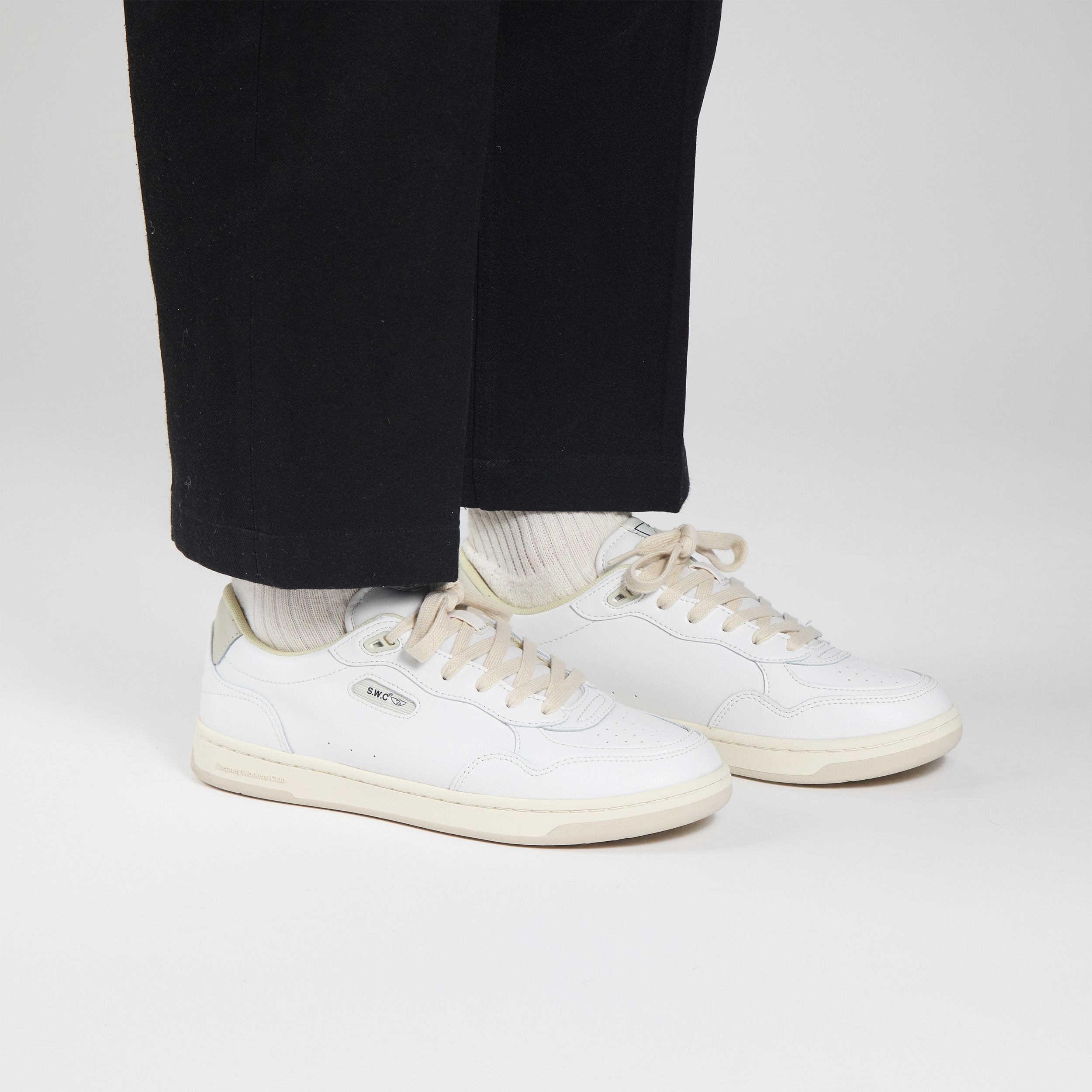 PRO-CUP 01 LEATHER - WHITE/PUTTY