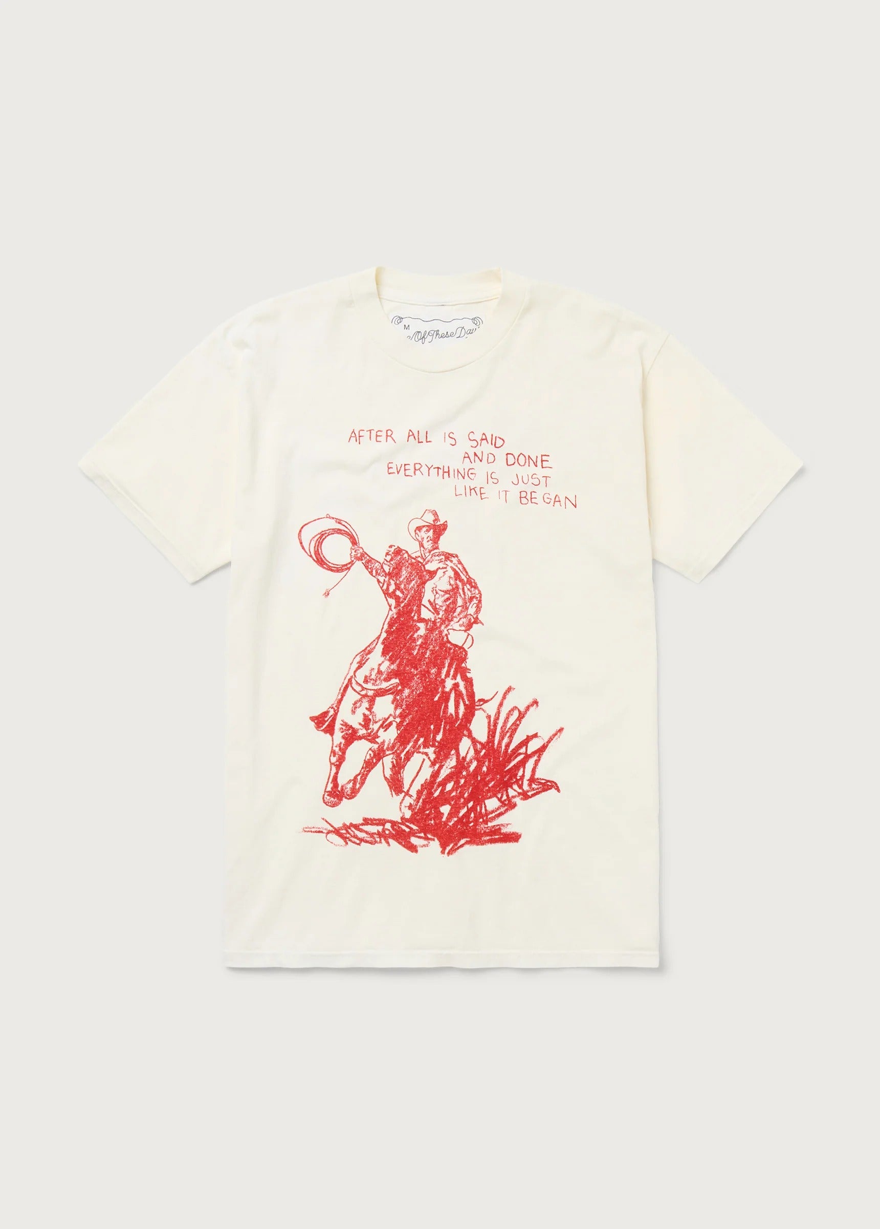 AFTER ALL IS SAID TSHIRT - BONE