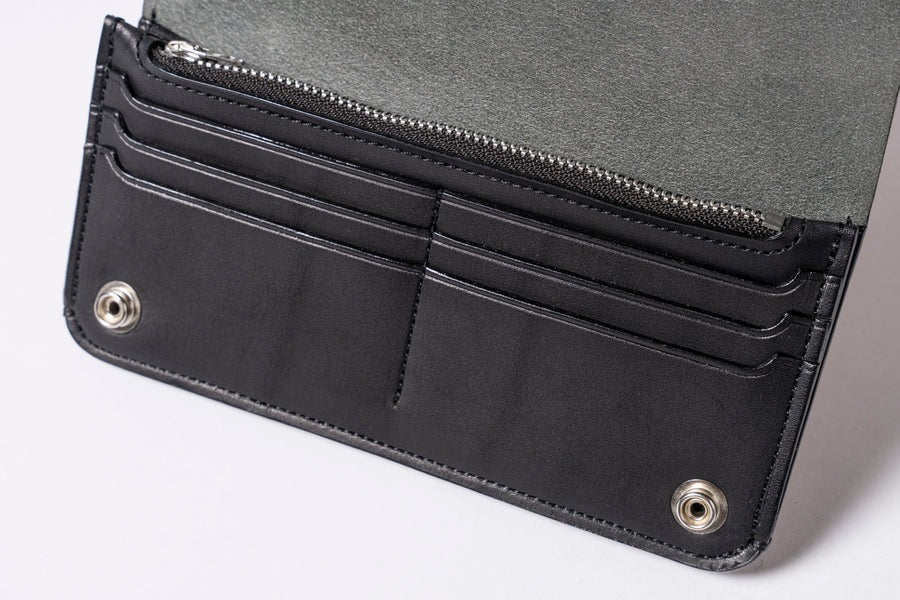 BA25002 BUCO TRUCKER WALLET - BLACK