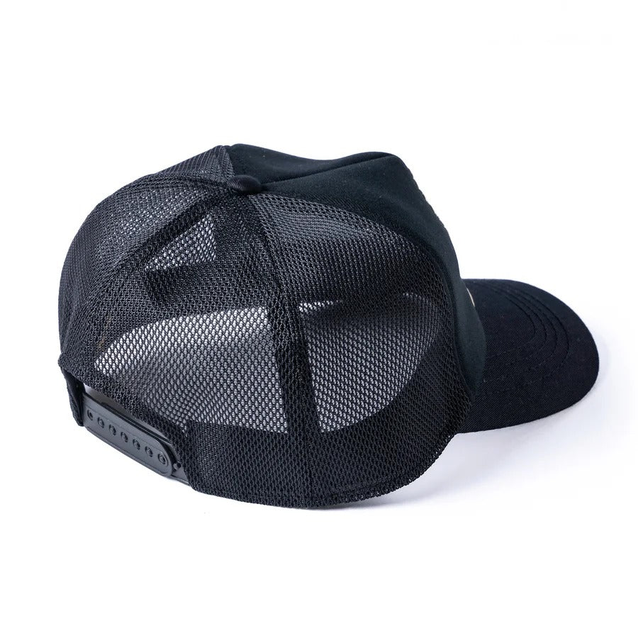 BA25004 BUCO MESH CAP / ENTHUSIAST - BLACK