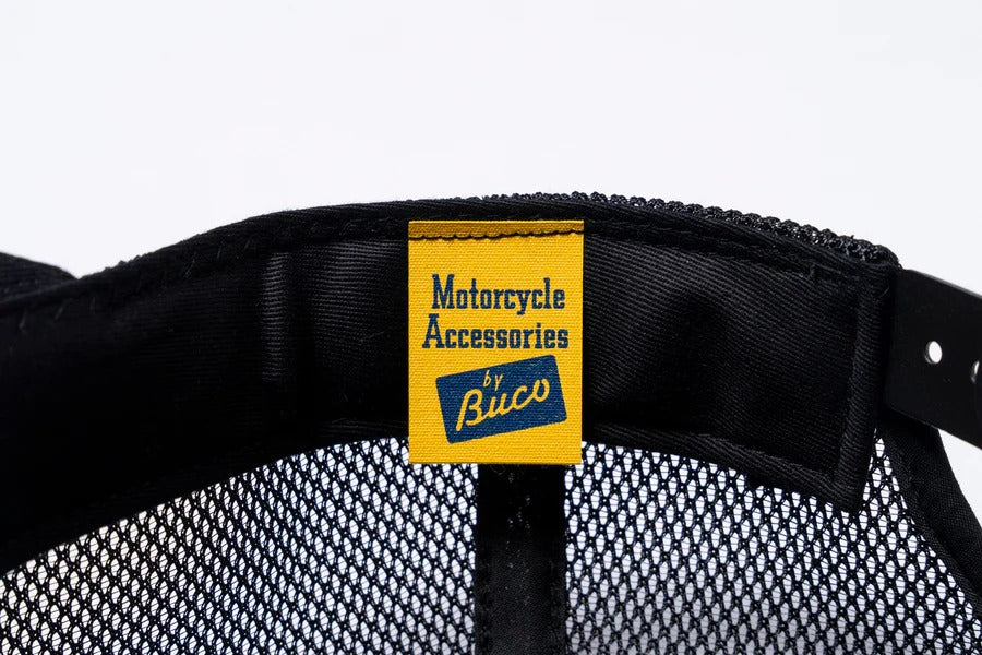 BA25004 BUCO MESH CAP / ENTHUSIAST - BLACK