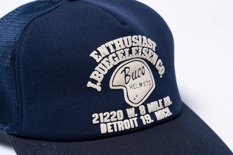BA25004 BUCO MESH CAP / ENTHUSIAST - NAVY