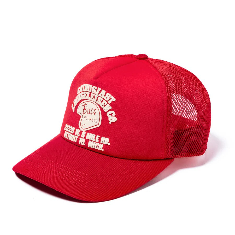 BA25004 BUCO MESH CAP / ENTHUSIAST - RED