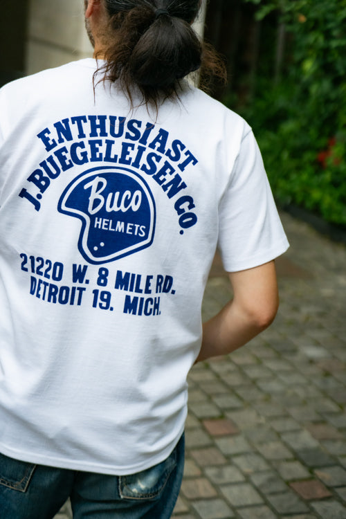 BC25005 BUCO TEE / ENTHUSIAST - WHITE