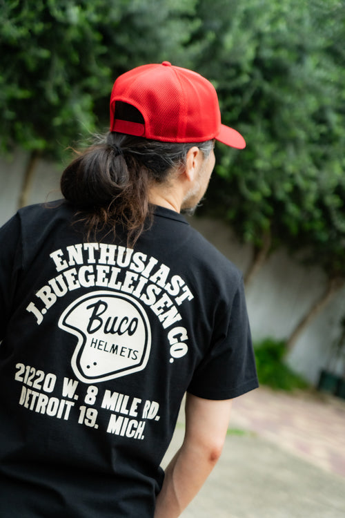 BC25005 BUCO TEE / ENTHUSIAST - BLACK