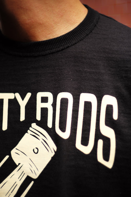 BC25006 ATHLETIC T-SHIRT / RUSTY RODS - BLACK