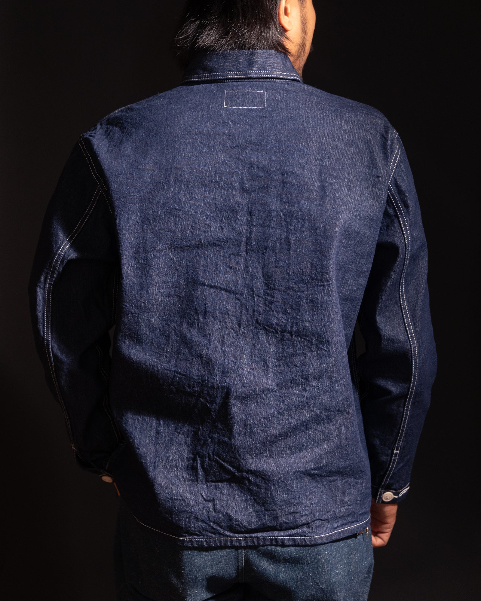 MODIFIED PRISONER SHIRT - INDIGO