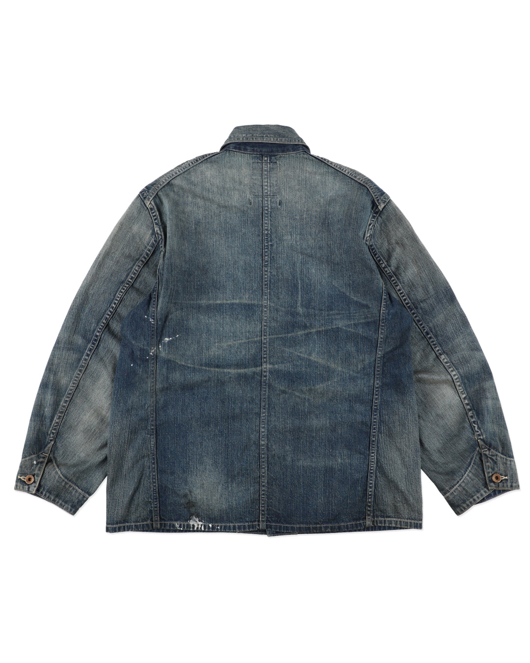 HERITAGE DENIM CHORE COAT AGED - INDIGO