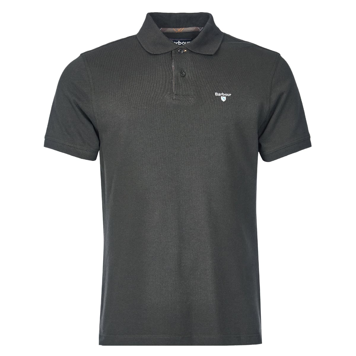 TARTAN PIQUE POLO SHIRT - FOREST GREEN