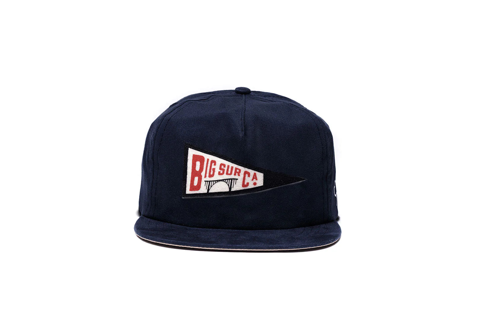 BIG SUR Pennant Strapback - NAVY