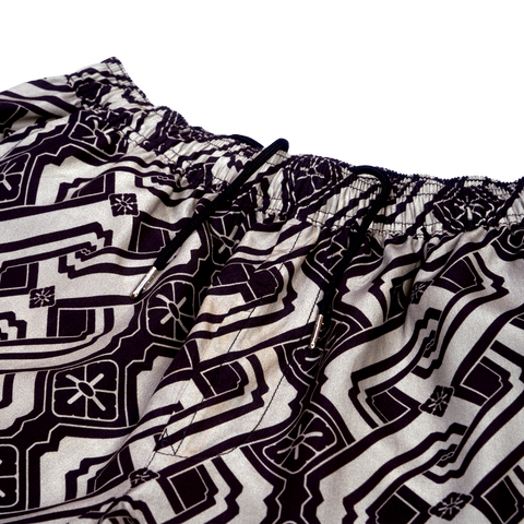 NISSACO SHORTS - BLACK/GREY