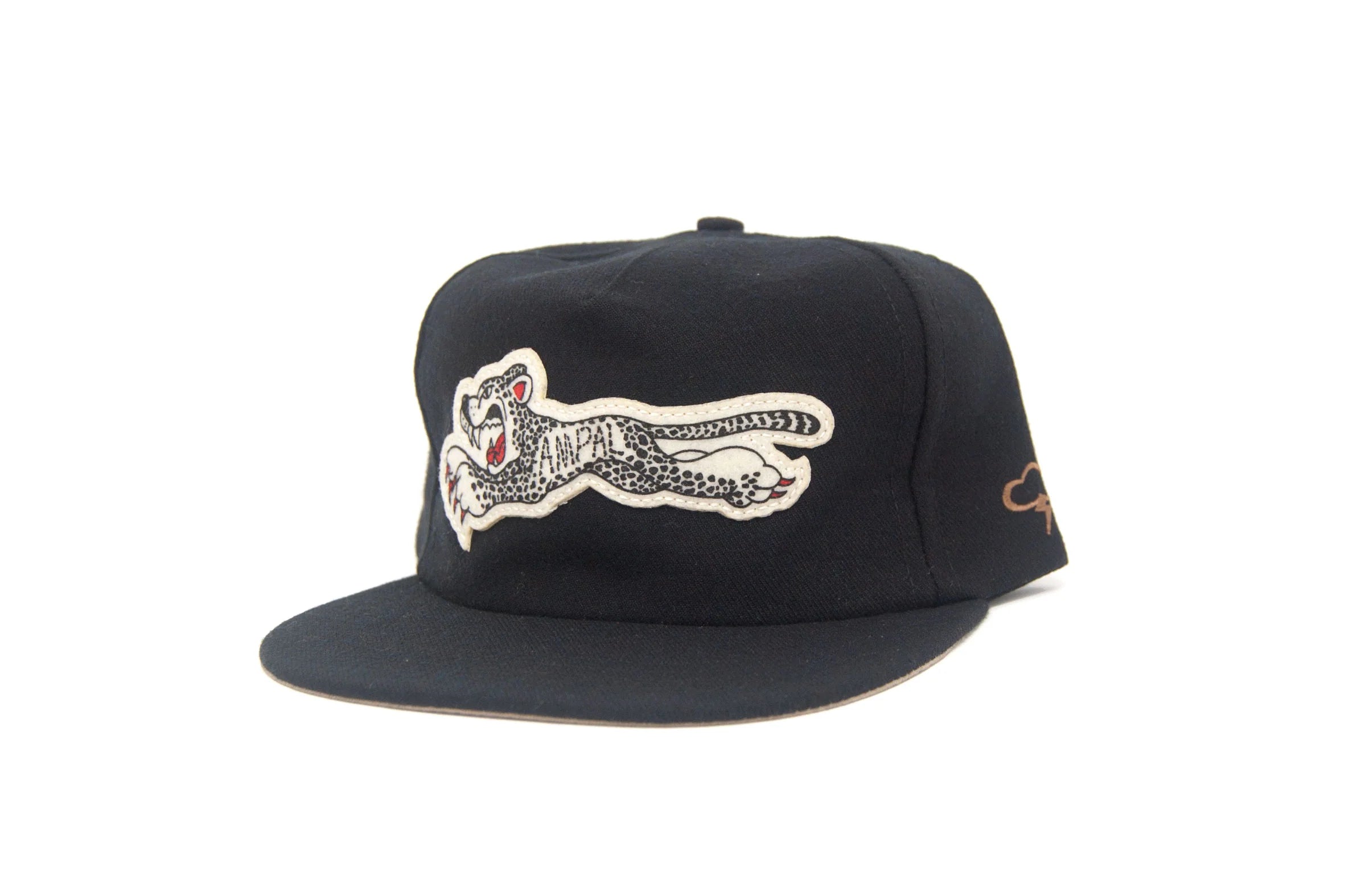 CHEETAH Wool Strapback - BLACK