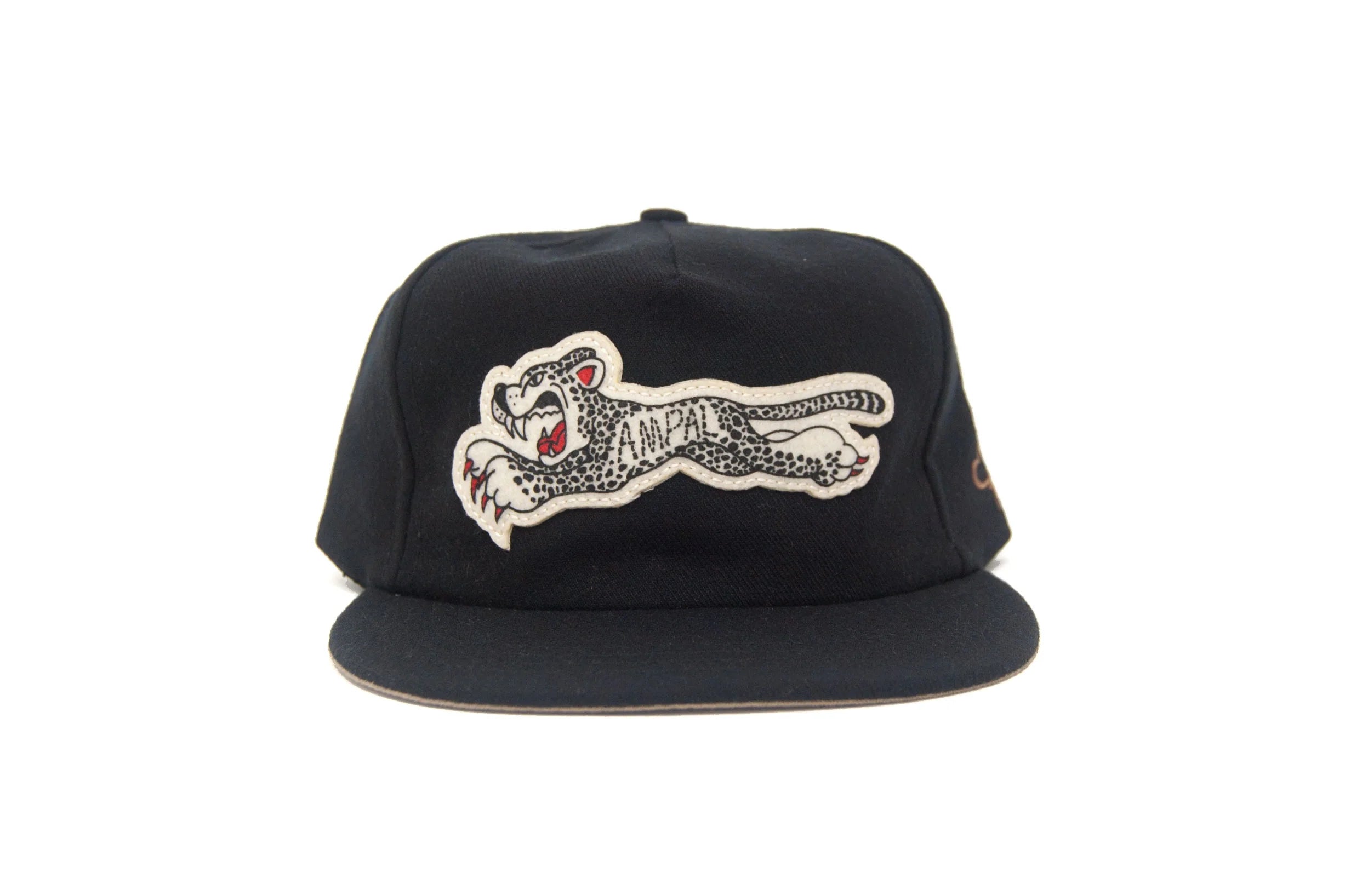 CHEETAH Wool Strapback - BLACK