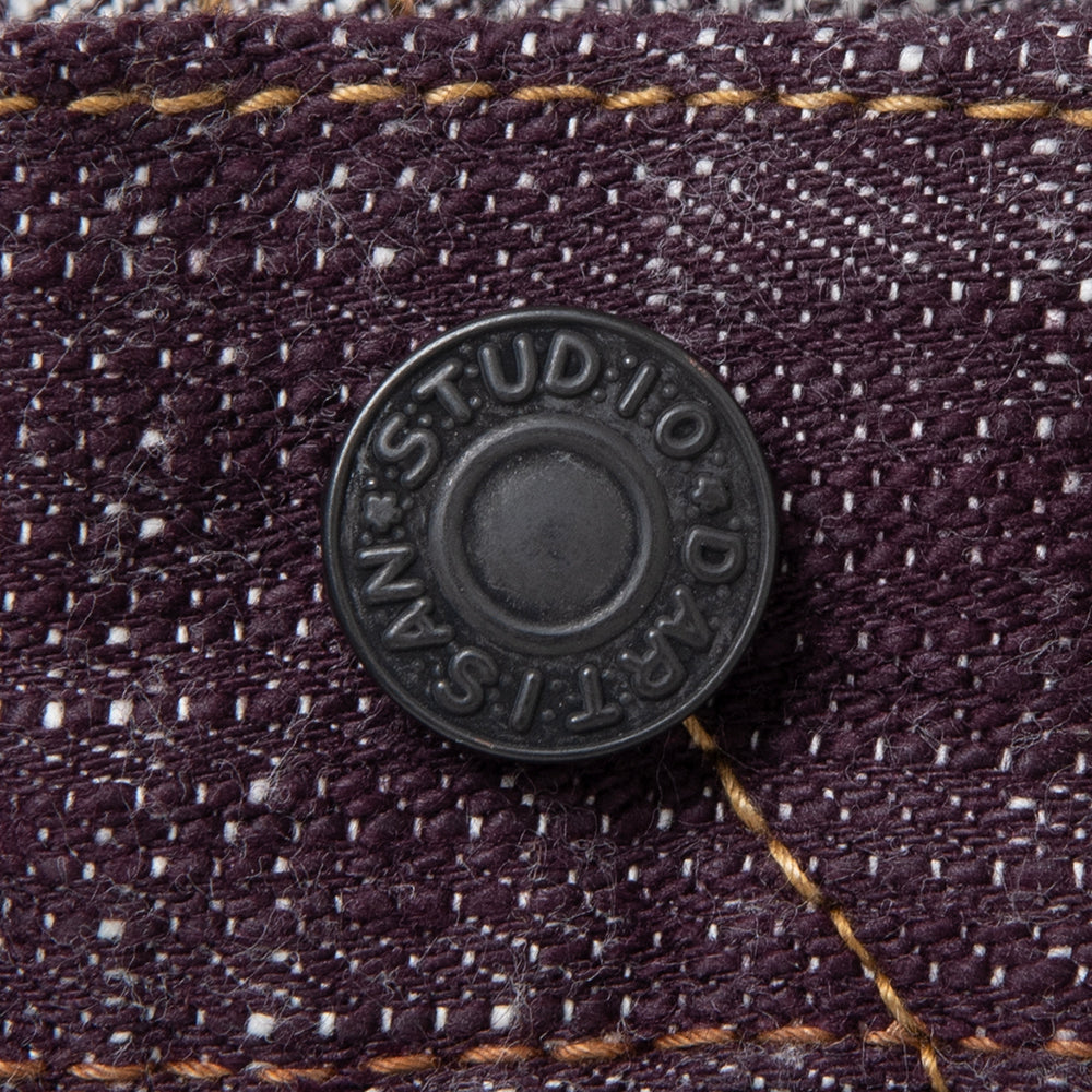 D1904 Two-tone indigo jeans - INDIGO
