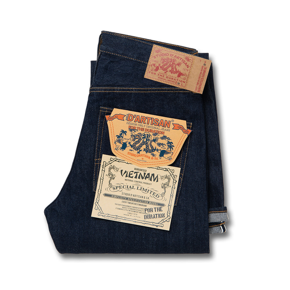 D1909 VIETNAM WAR JEANS - INDIGO