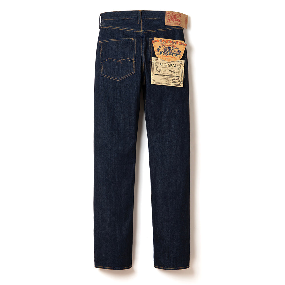 D1909 VIETNAM WAR JEANS - INDIGO