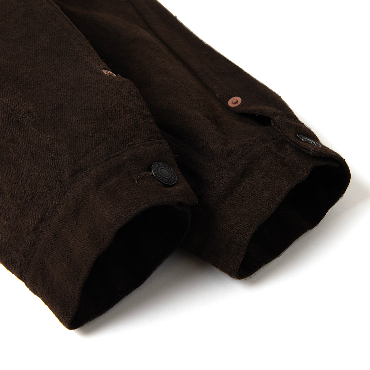 D4631 Amami Oshima Mud-Dyed GL3 Denim Jacket - DARK BROWN