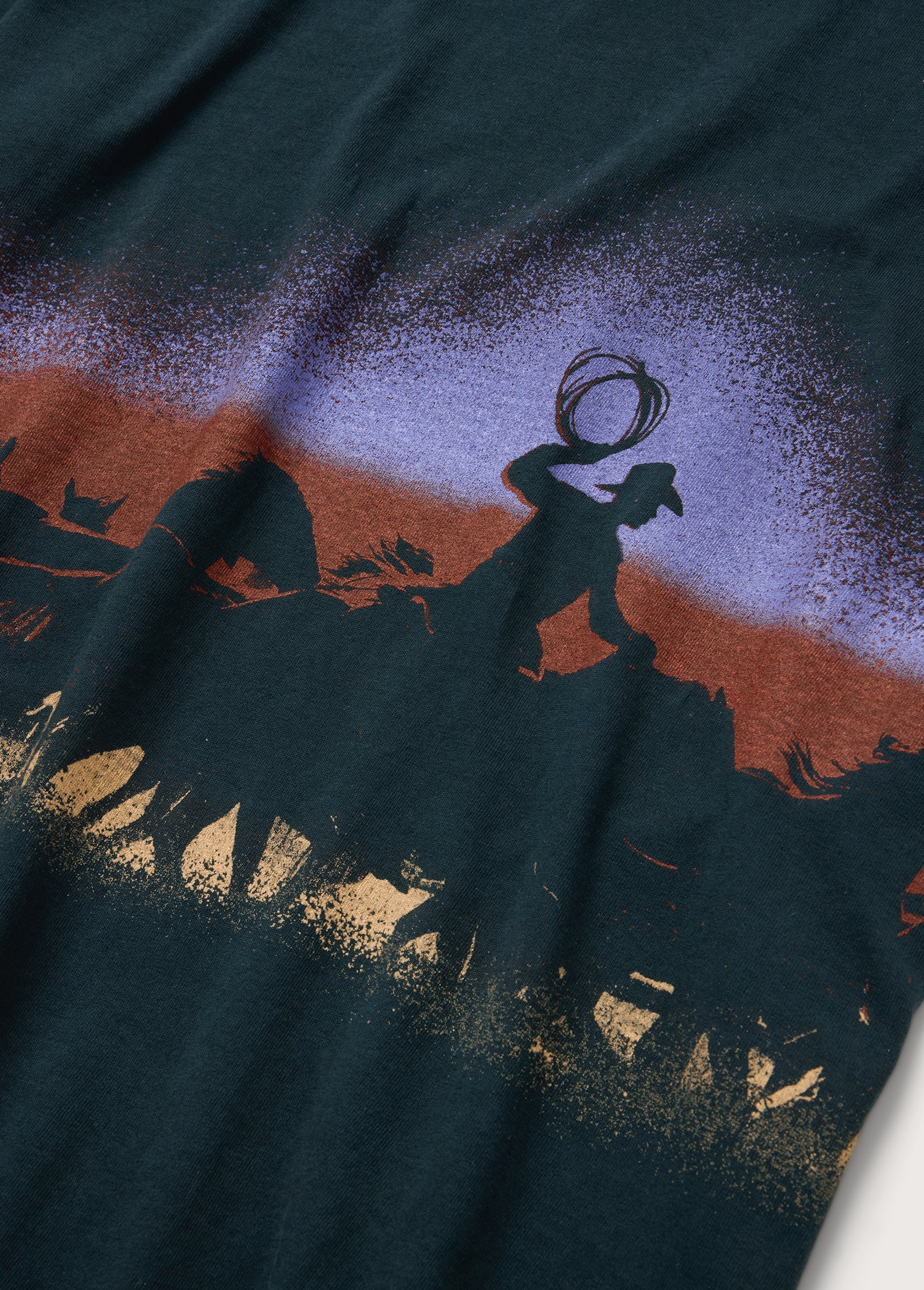 DRIFTIN' BACK TSHIRT - HARD WASHED BLACK