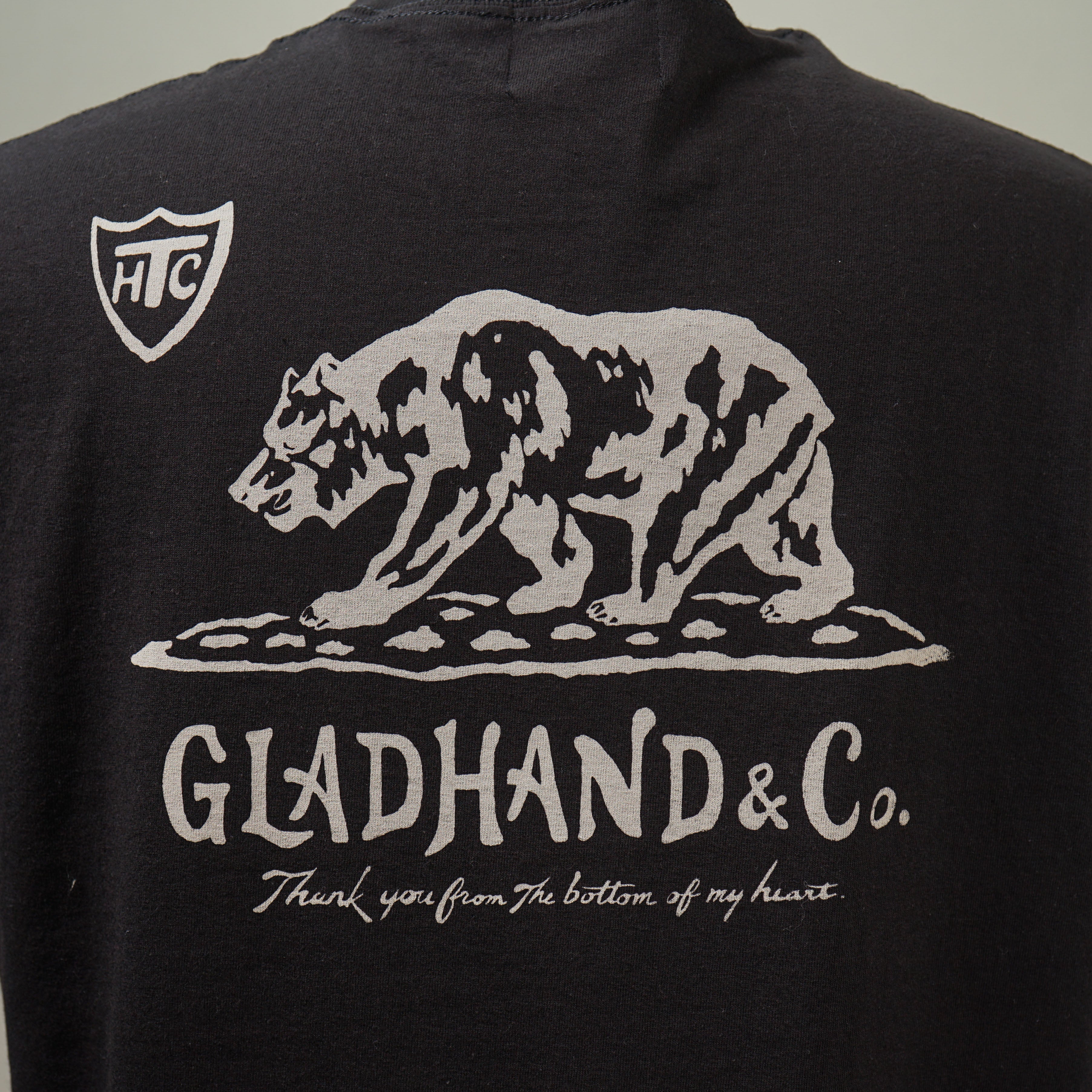 CALIFORNIA GRIZZLY - S/S T-SHIRTS - BLACK