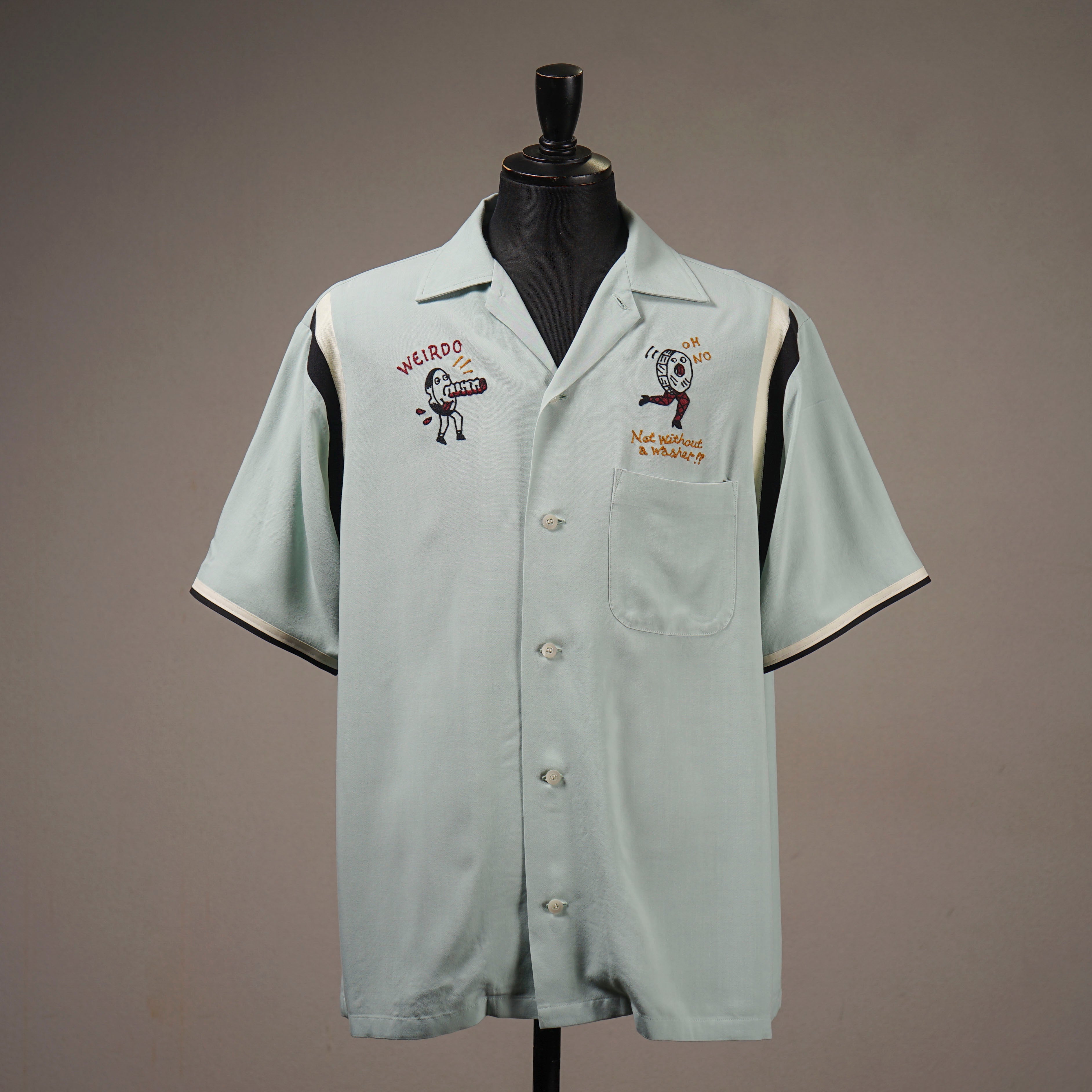 Nuts and Bolts - S/S BOWLING SHIRTS - SAX