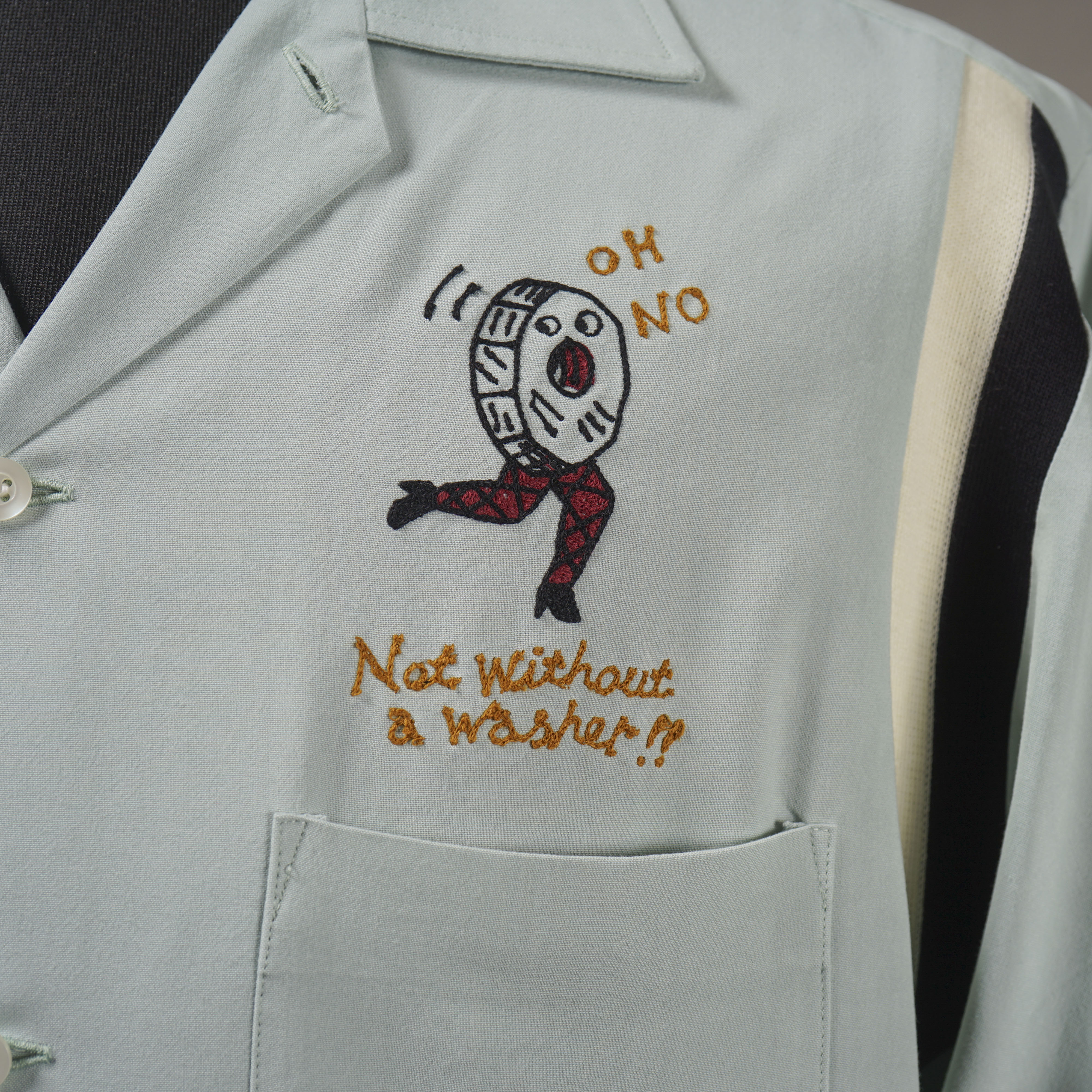 Nuts and Bolts - S/S BOWLING SHIRTS - SAX