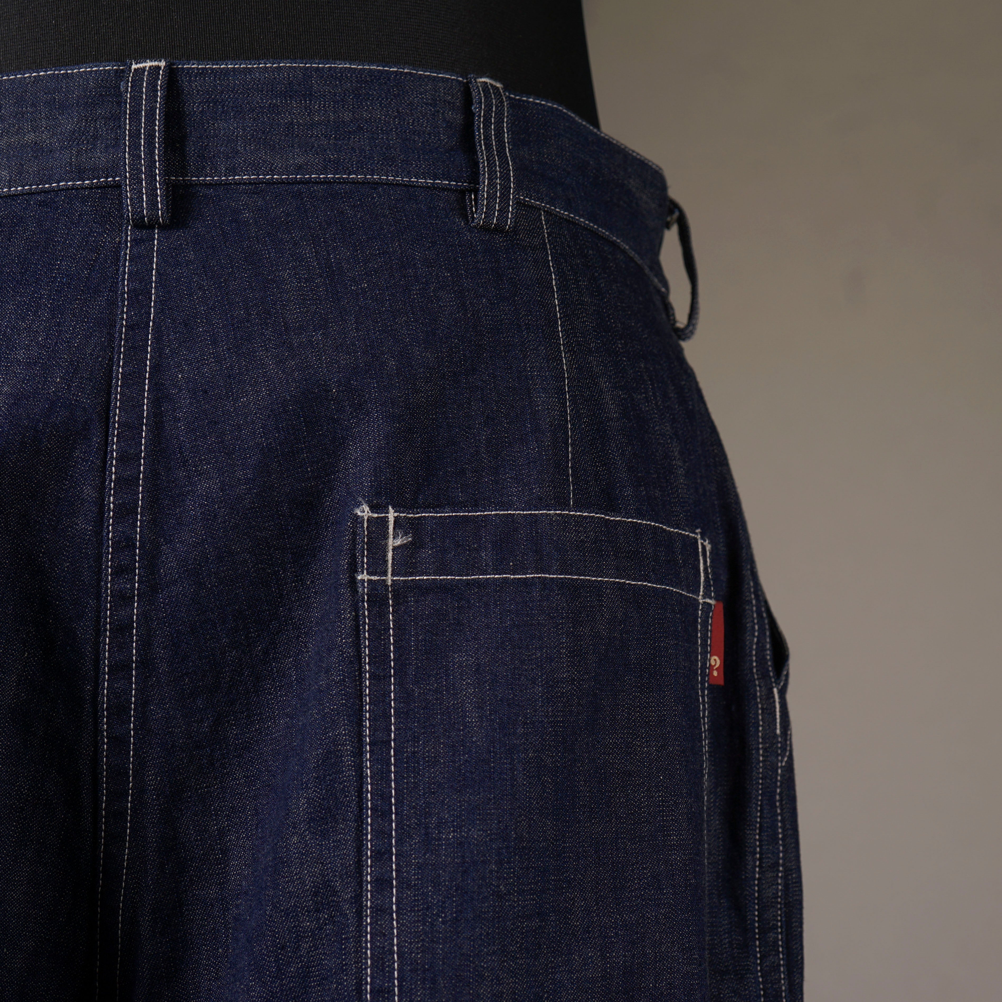 KEEP ON FUCKIN' - UTILITY DENIM PANTS - INDIGO