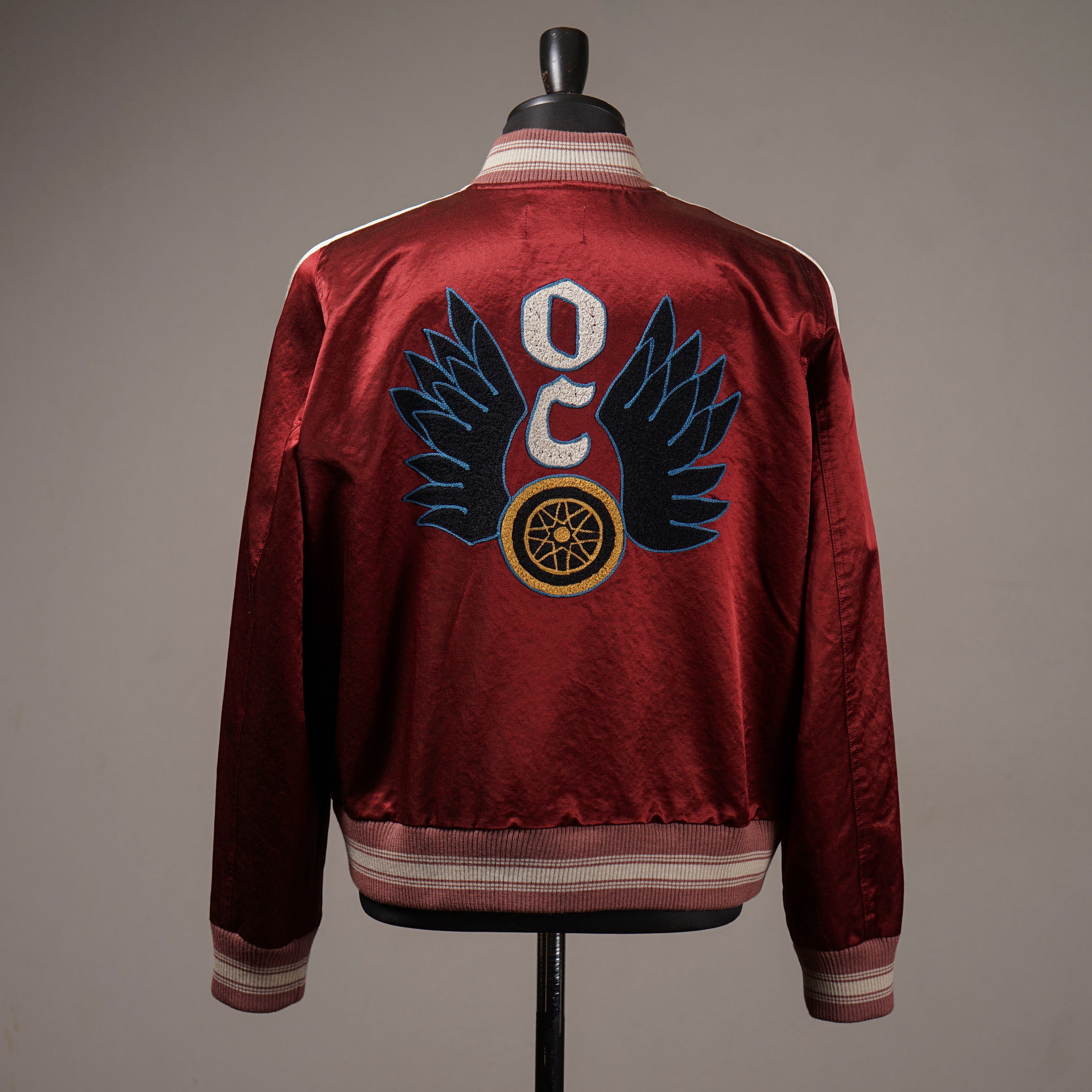 FLYING WHEELS - CLUB JACKET - BURGUNDY