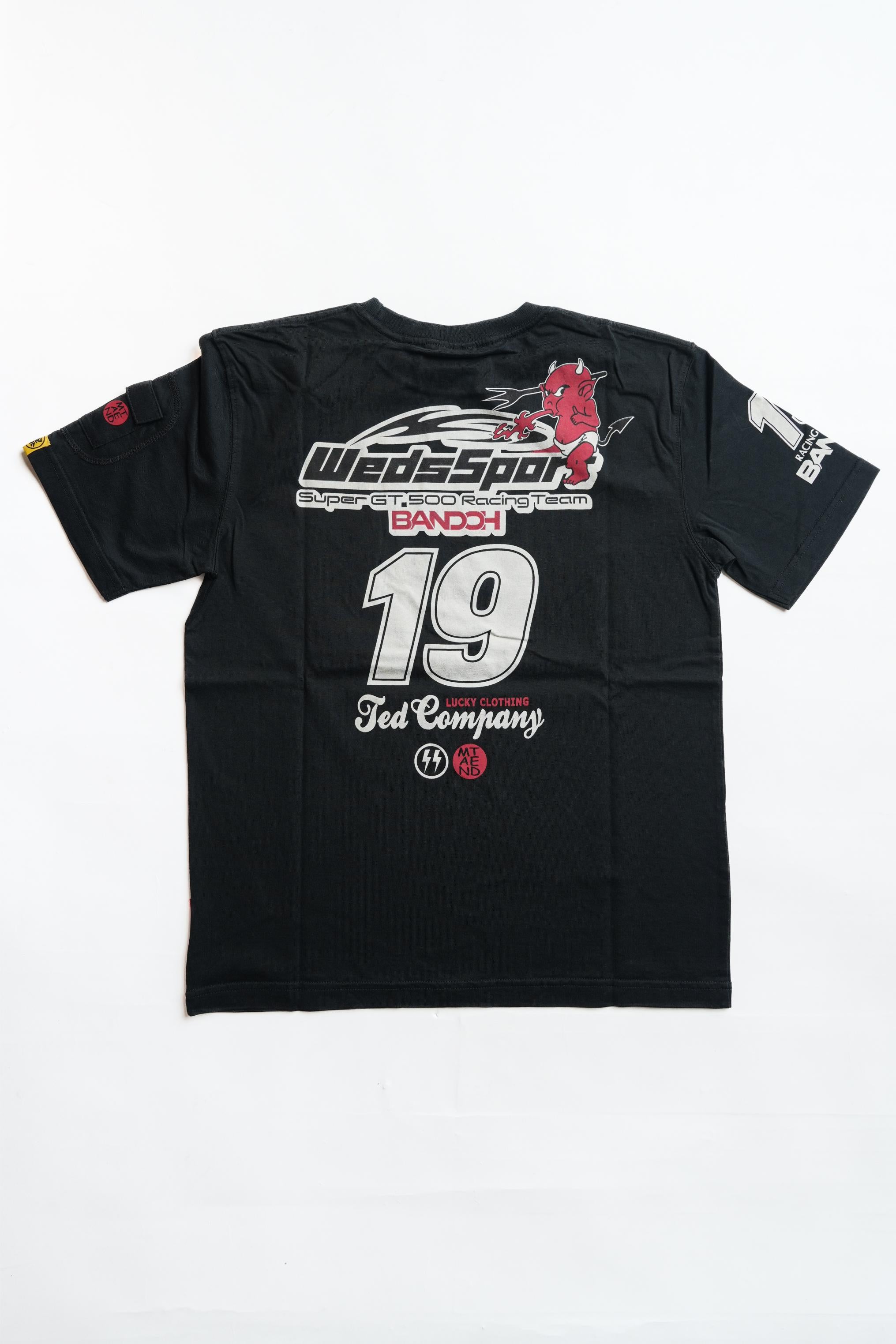 WEDSTEE-11 Triple collaboration T-shirt - BLACK