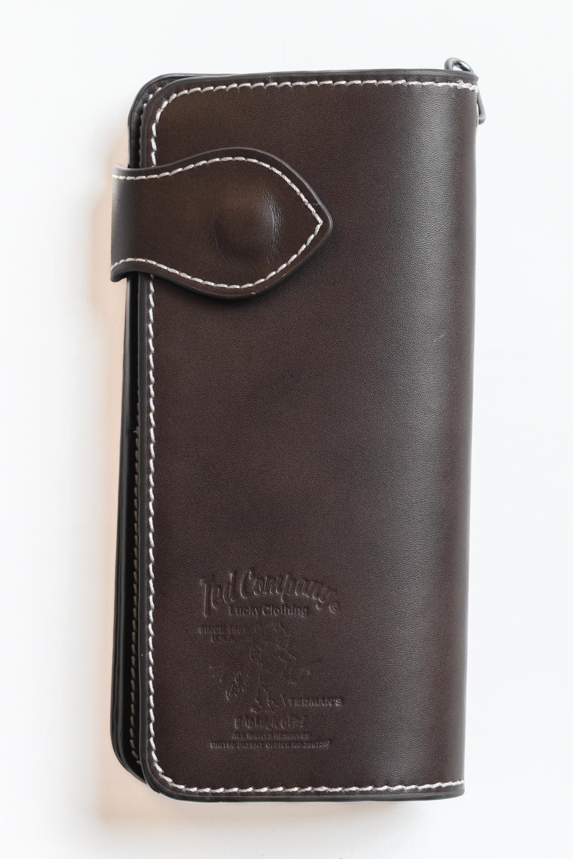 TDW-270 TEDMAN'S LONG WALLET - BROWN