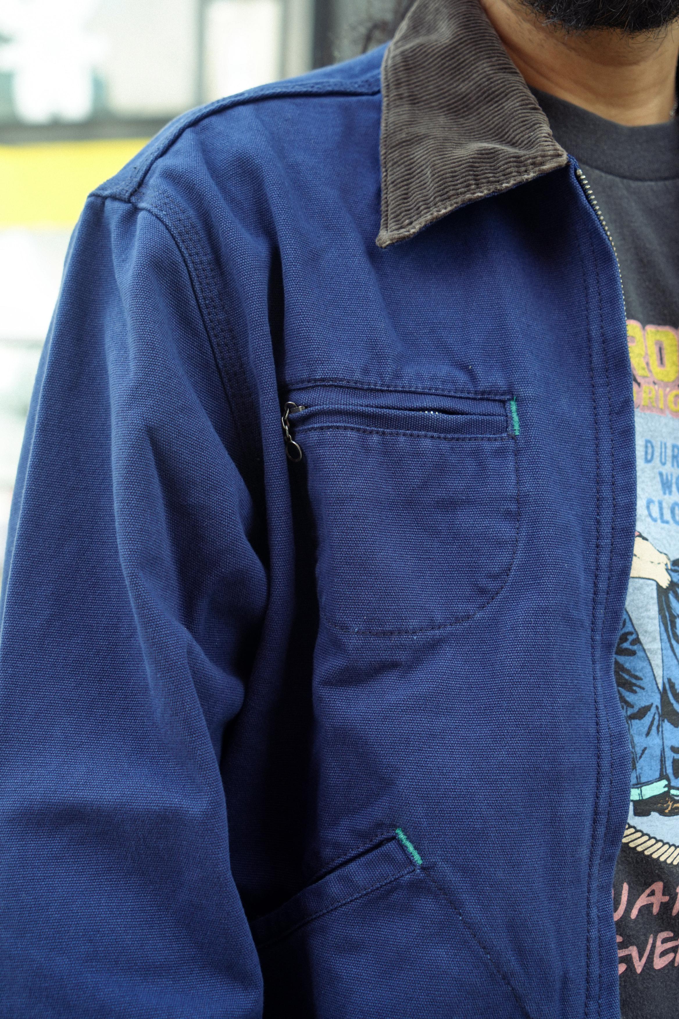 BARN JACKET - NAVY CANVAS