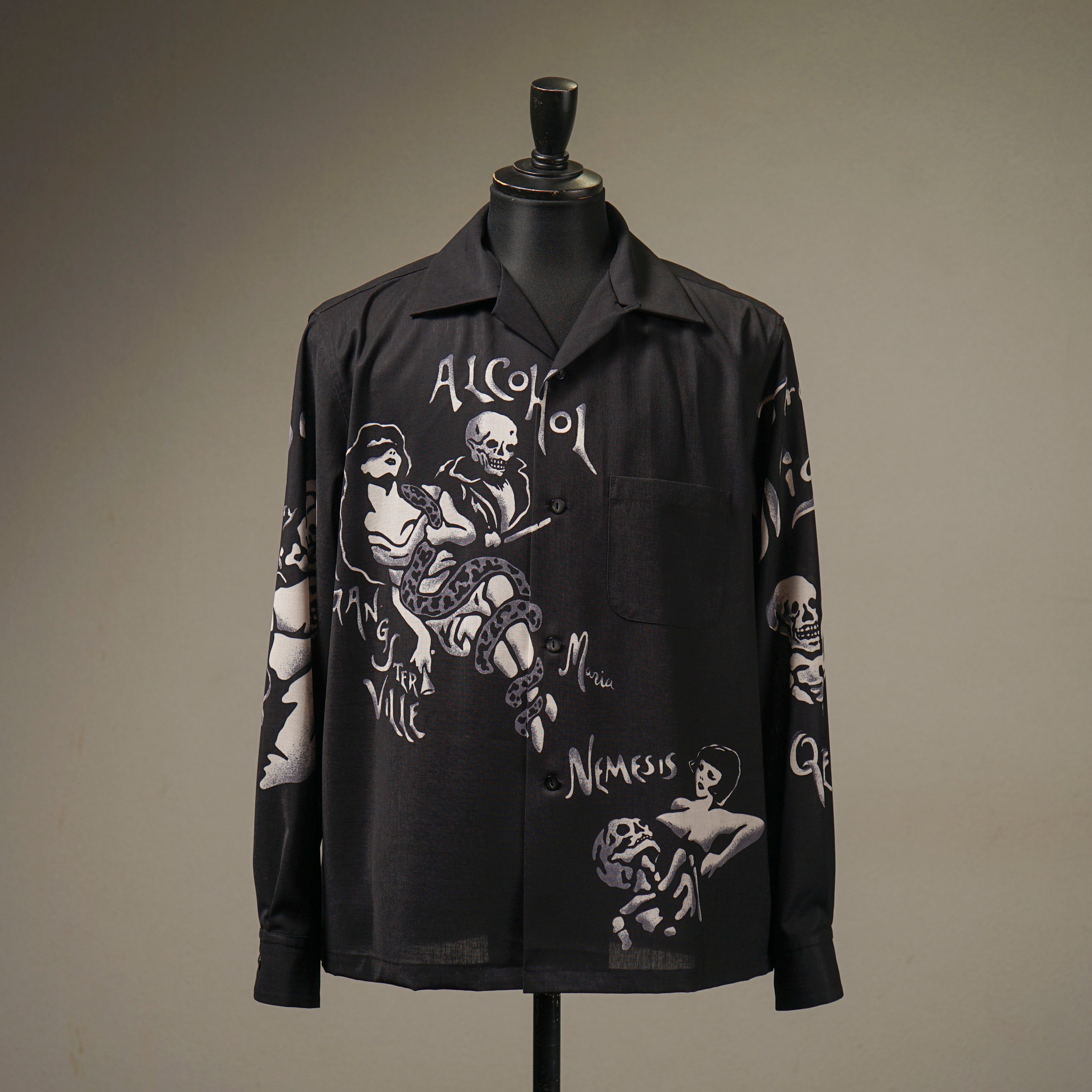 TOTENTANZ - L/S SHIRTS - BLACKXGRAY