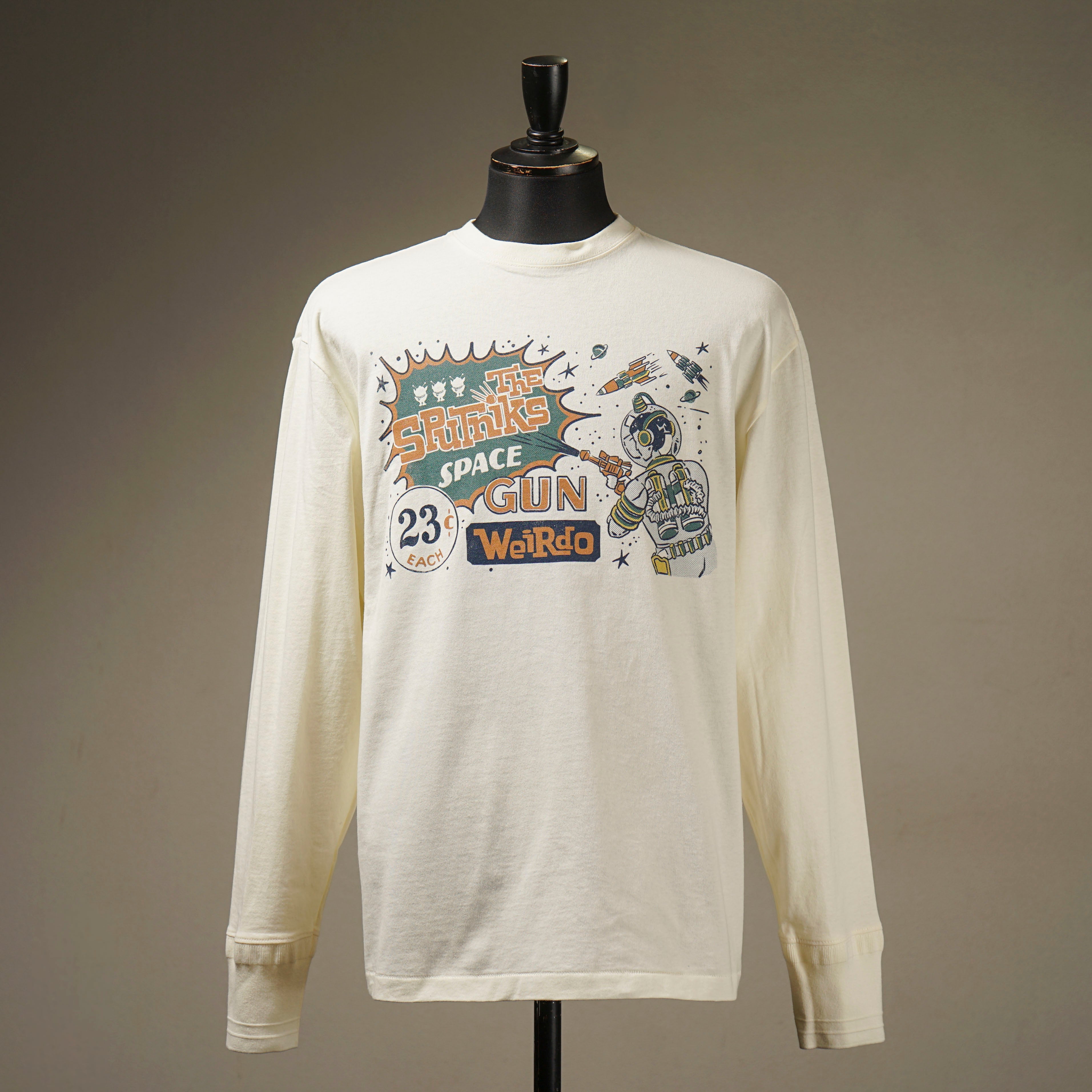 THE SPUTNIKS - L/S T-SHIRTS - WHITE