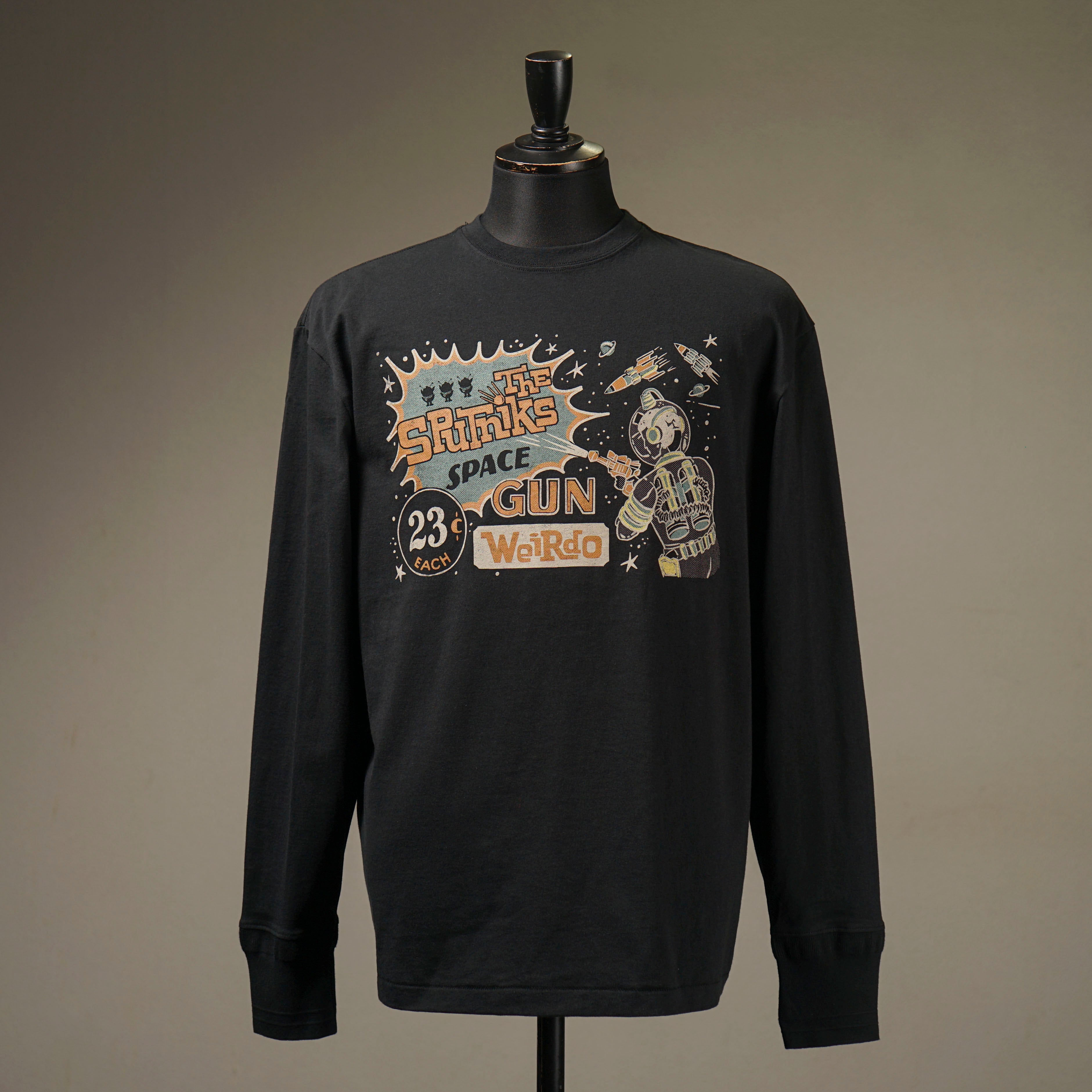 THE SPUTNIKS - L/S T-SHIRTS - BLACK