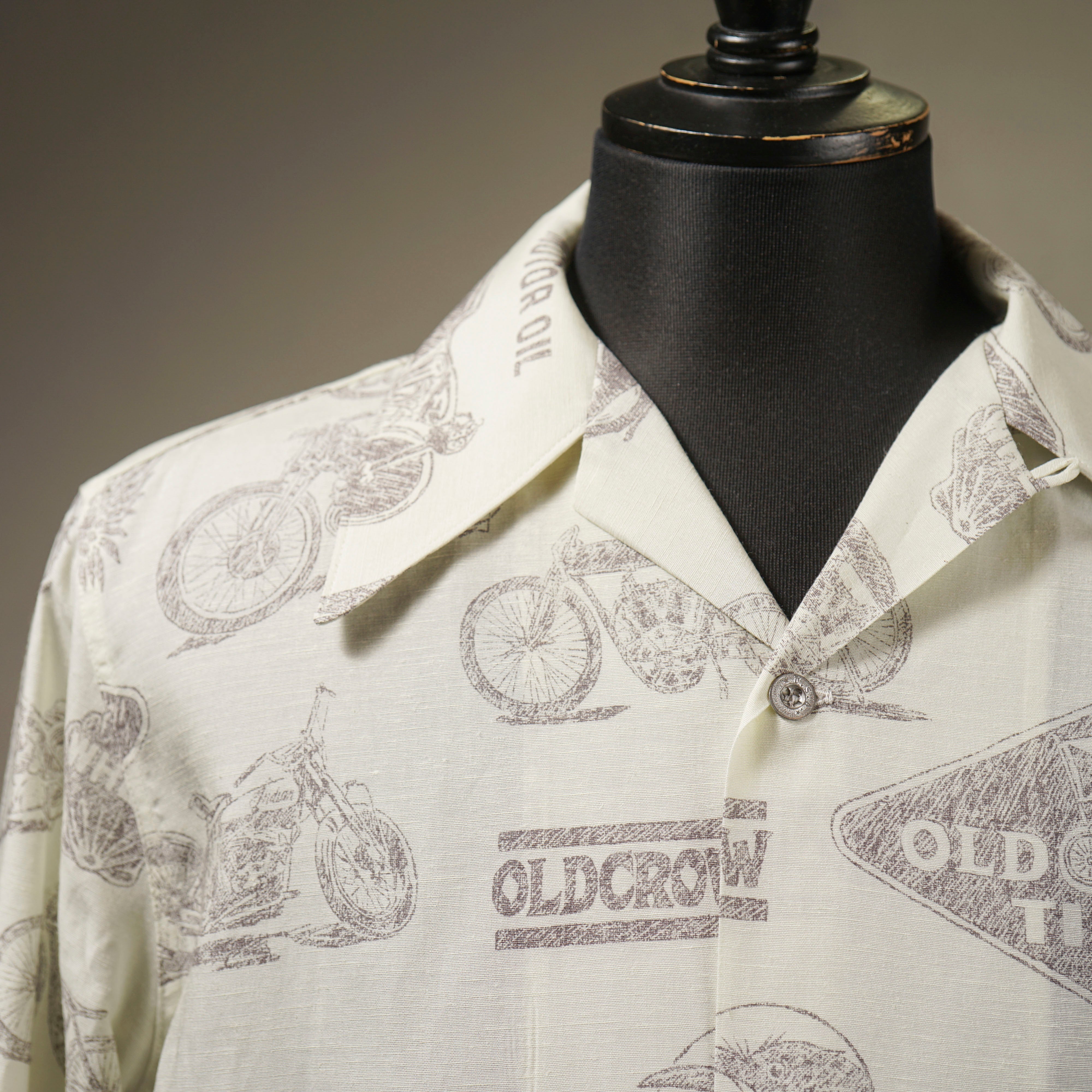 L.A. MOTORCYCLE GARAGE - L/S SHIRTS - BROWN