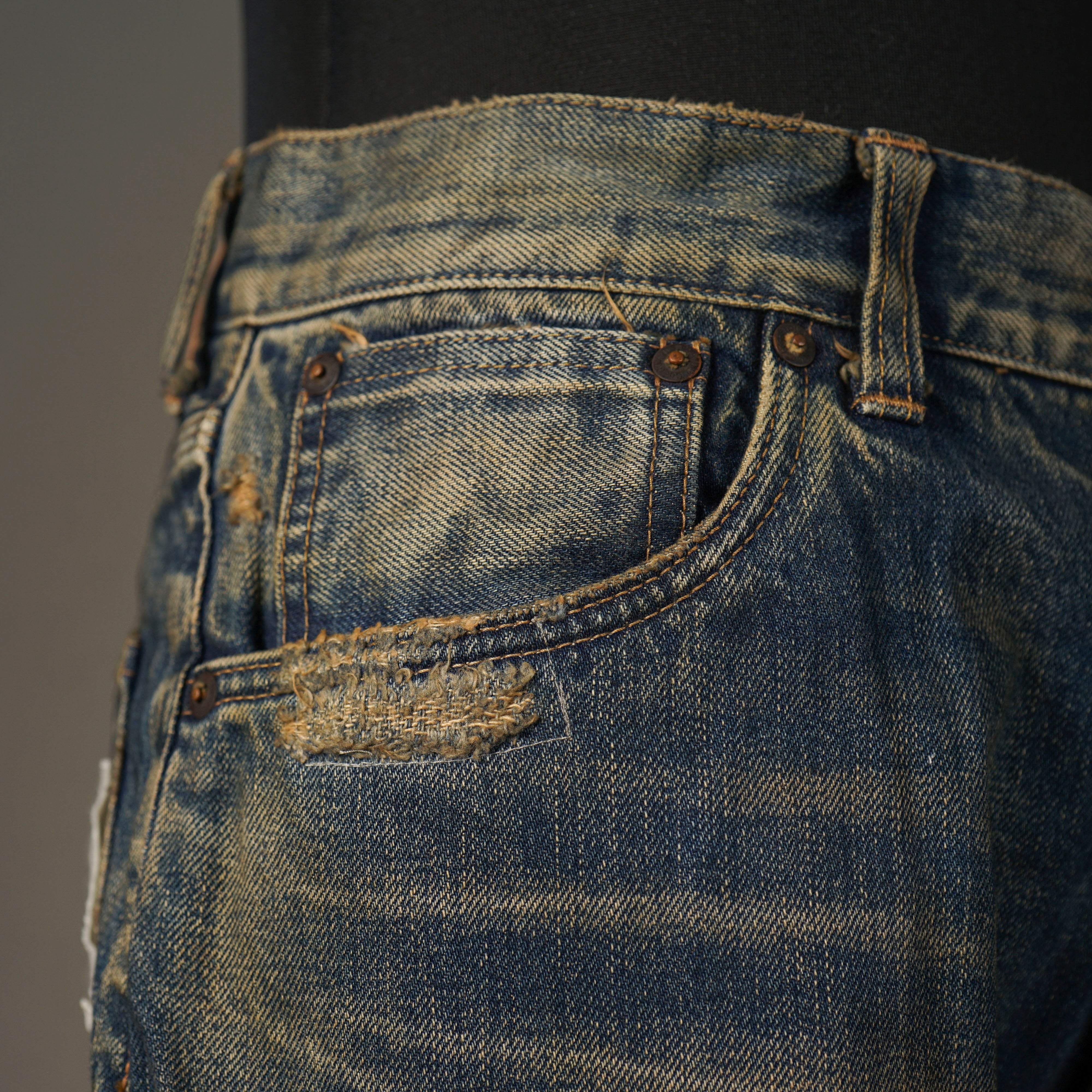 GLADDEN - DENIM "TYPE-1 A" - INDIGO VINTAGE FINISH