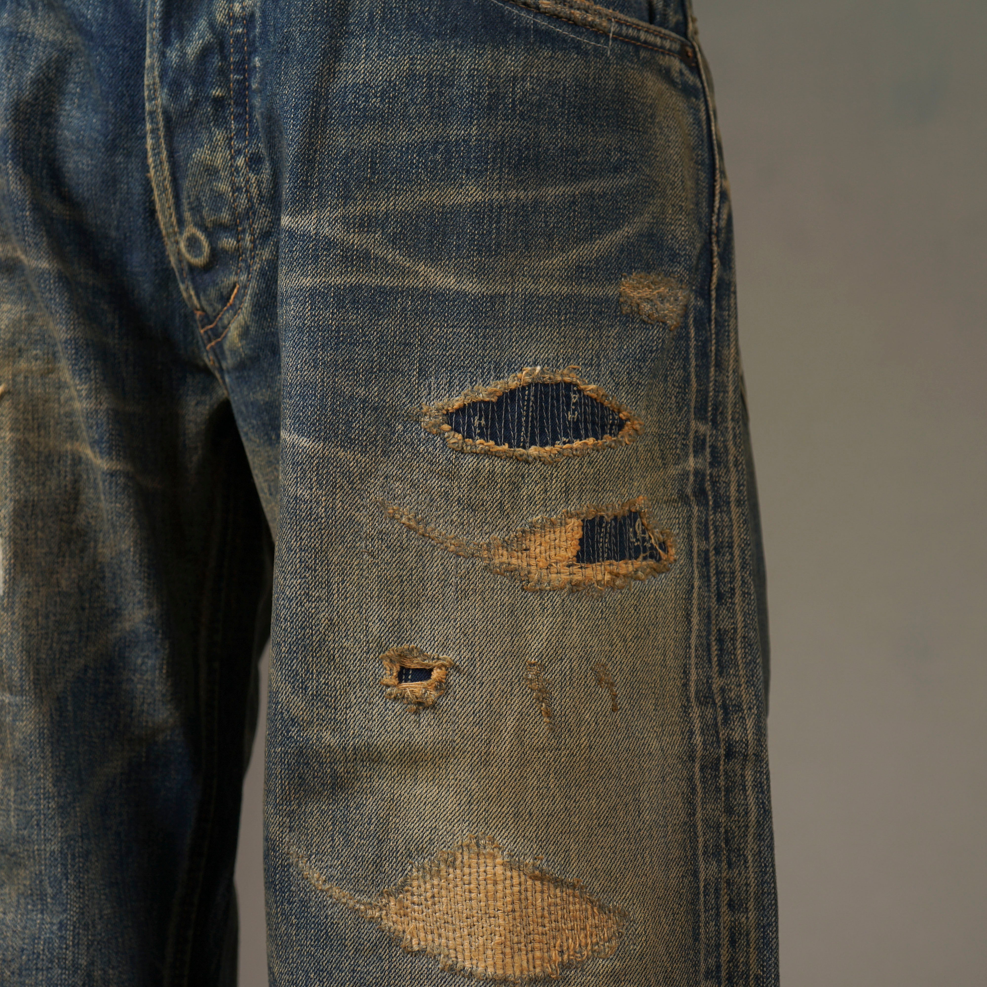 GLADDEN - DENIM "TYPE-1 A" - INDIGO VINTAGE FINISH