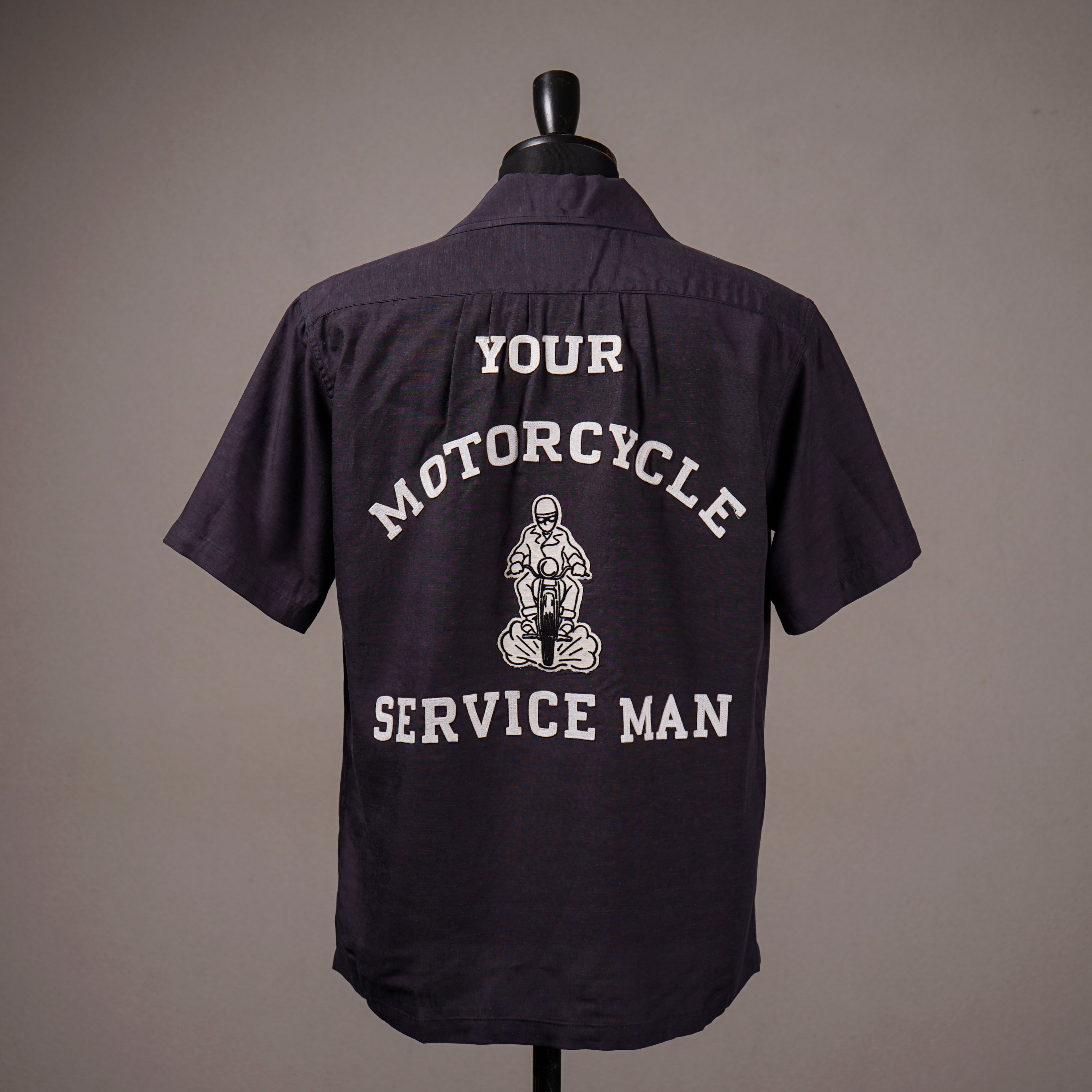 MC SERVICEMAN - S/S WORK SHIRTS - NAVY