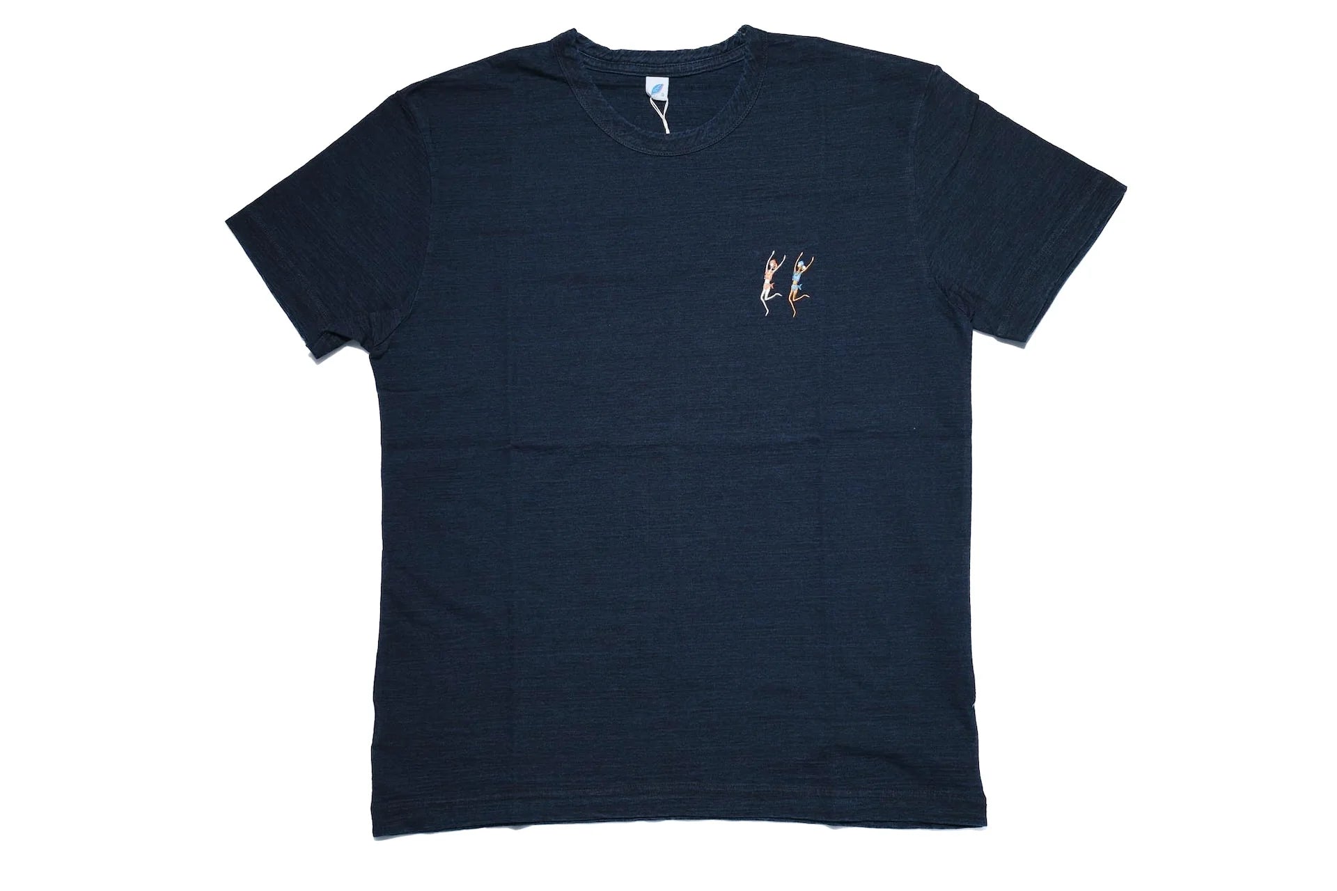 5406-5 SUMMER EMBROIDERED INDIGO TEE S/S - VACATION