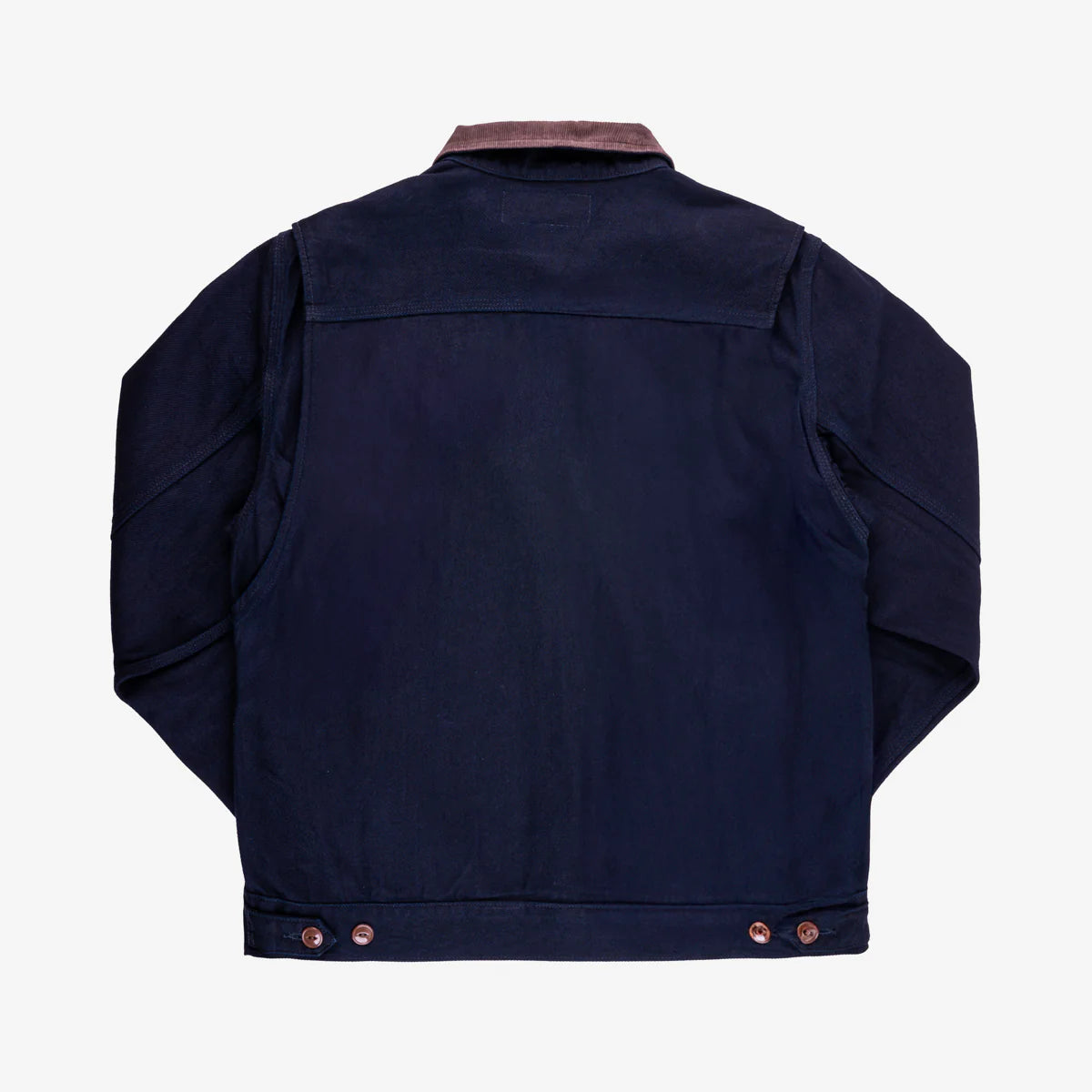 IHJ-143 12oz Kersey Work Jacket - INDIGO/BLACK