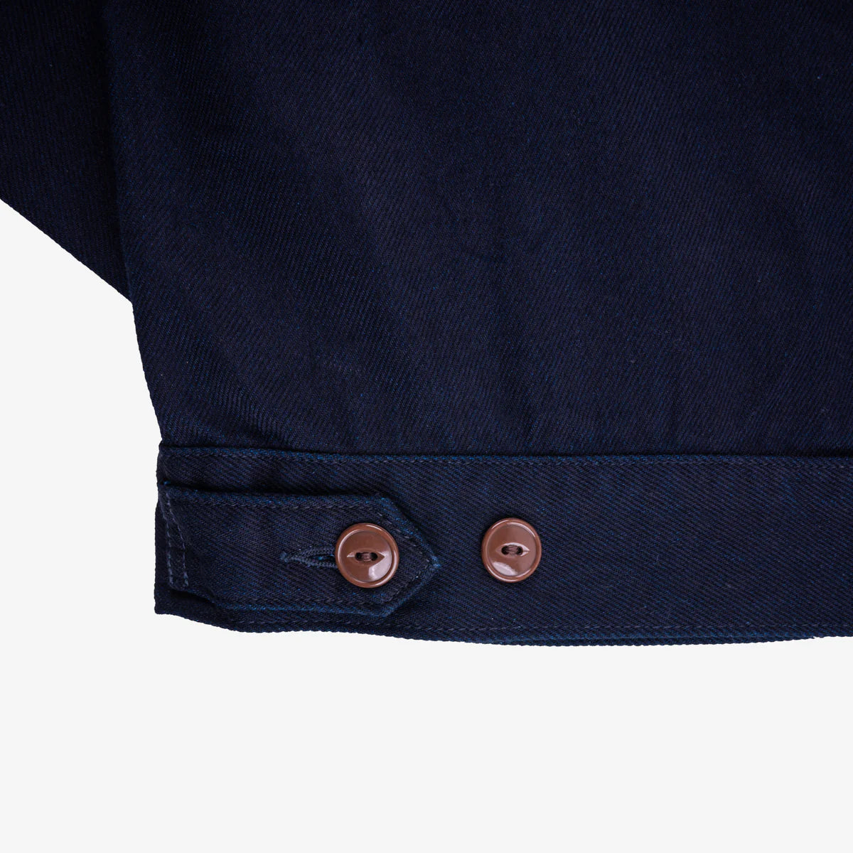 IHJ-143 12oz Kersey Work Jacket - INDIGO/BLACK