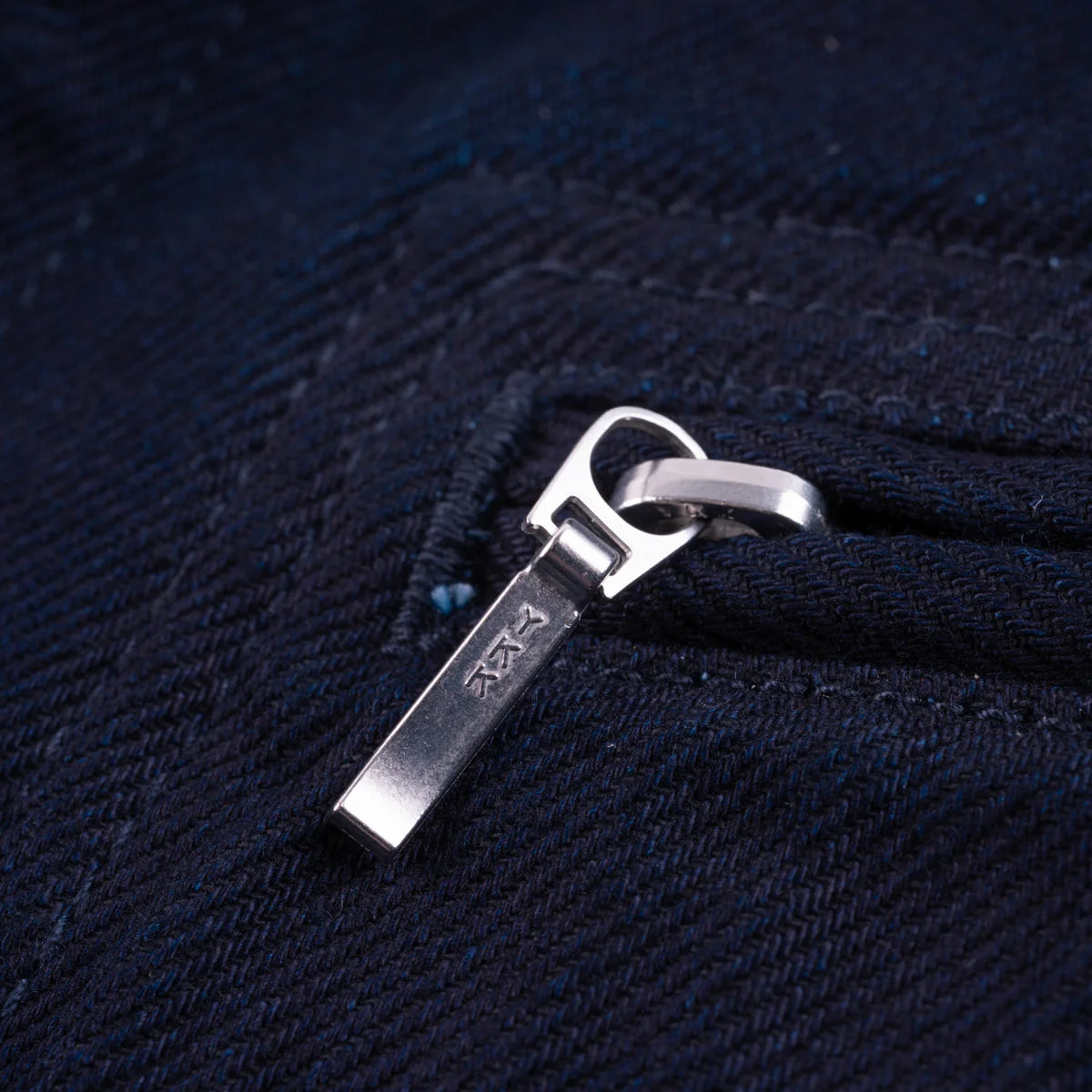 IHJ-143 12oz Kersey Work Jacket - INDIGO/BLACK
