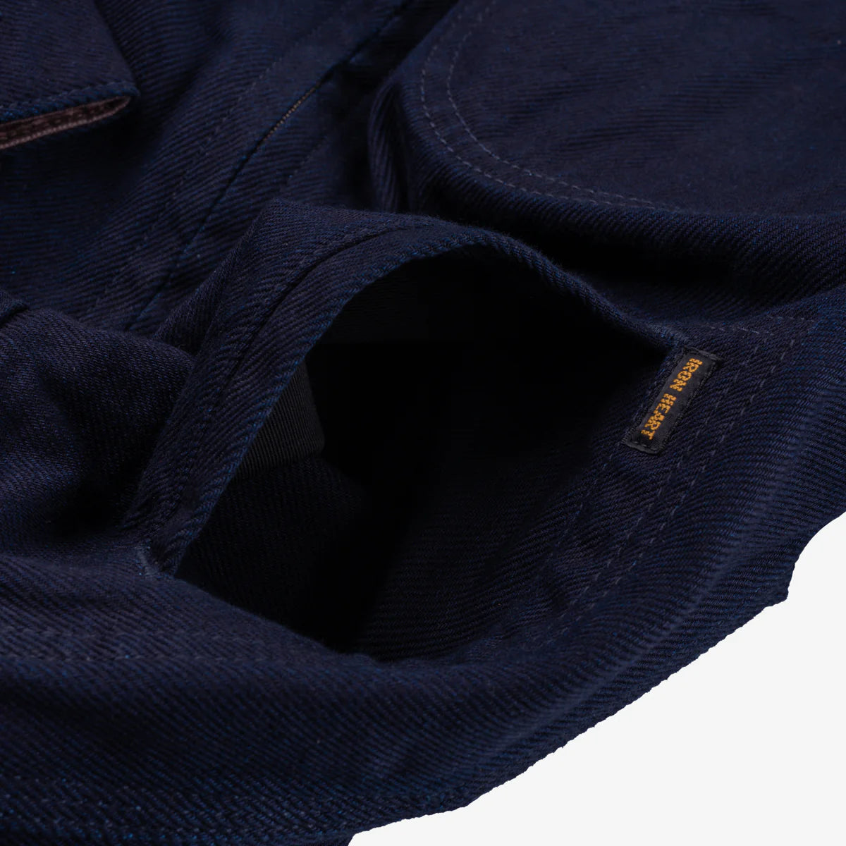 IHJ-143 12oz Kersey Work Jacket - INDIGO/BLACK
