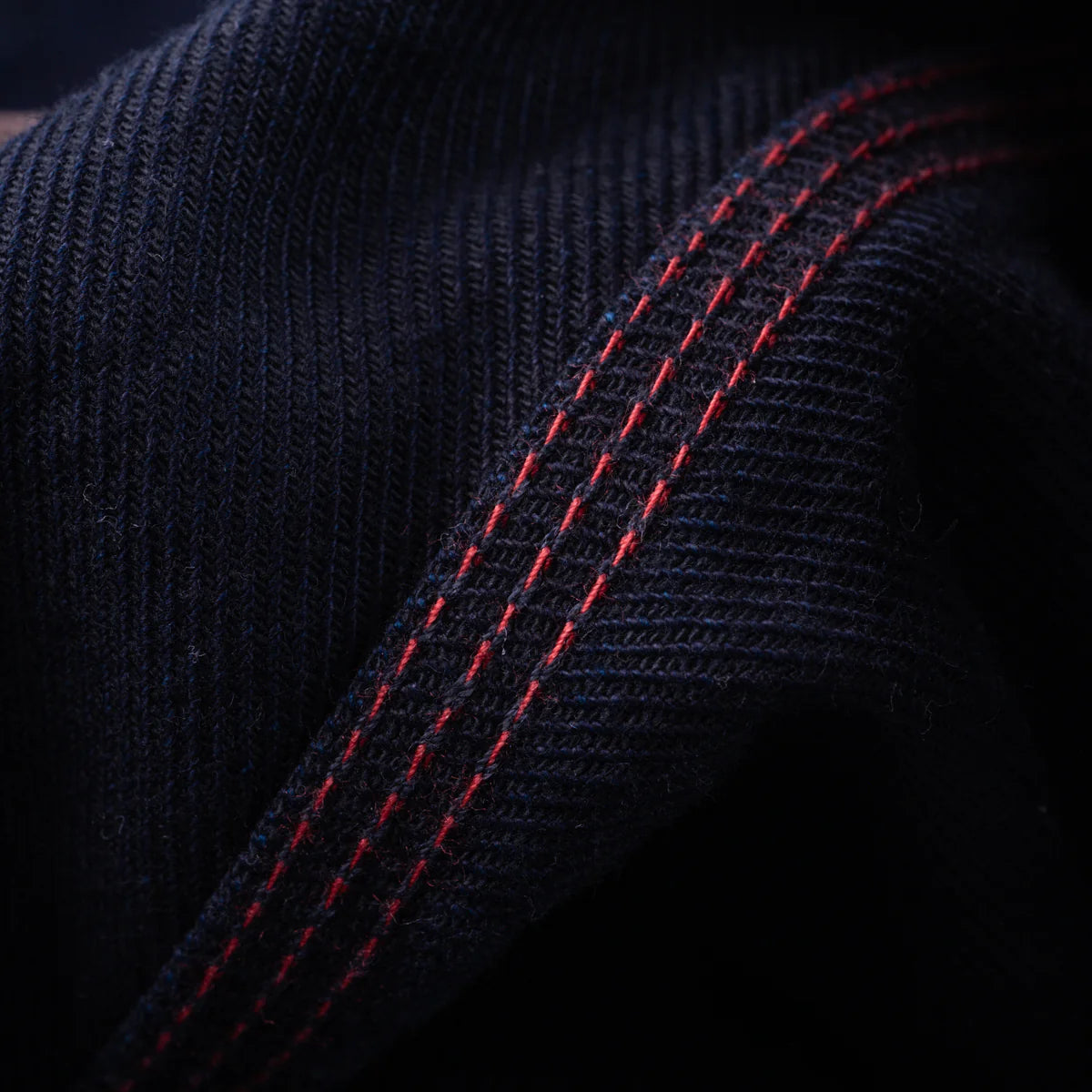 IHJ-143 12oz Kersey Work Jacket - INDIGO/BLACK