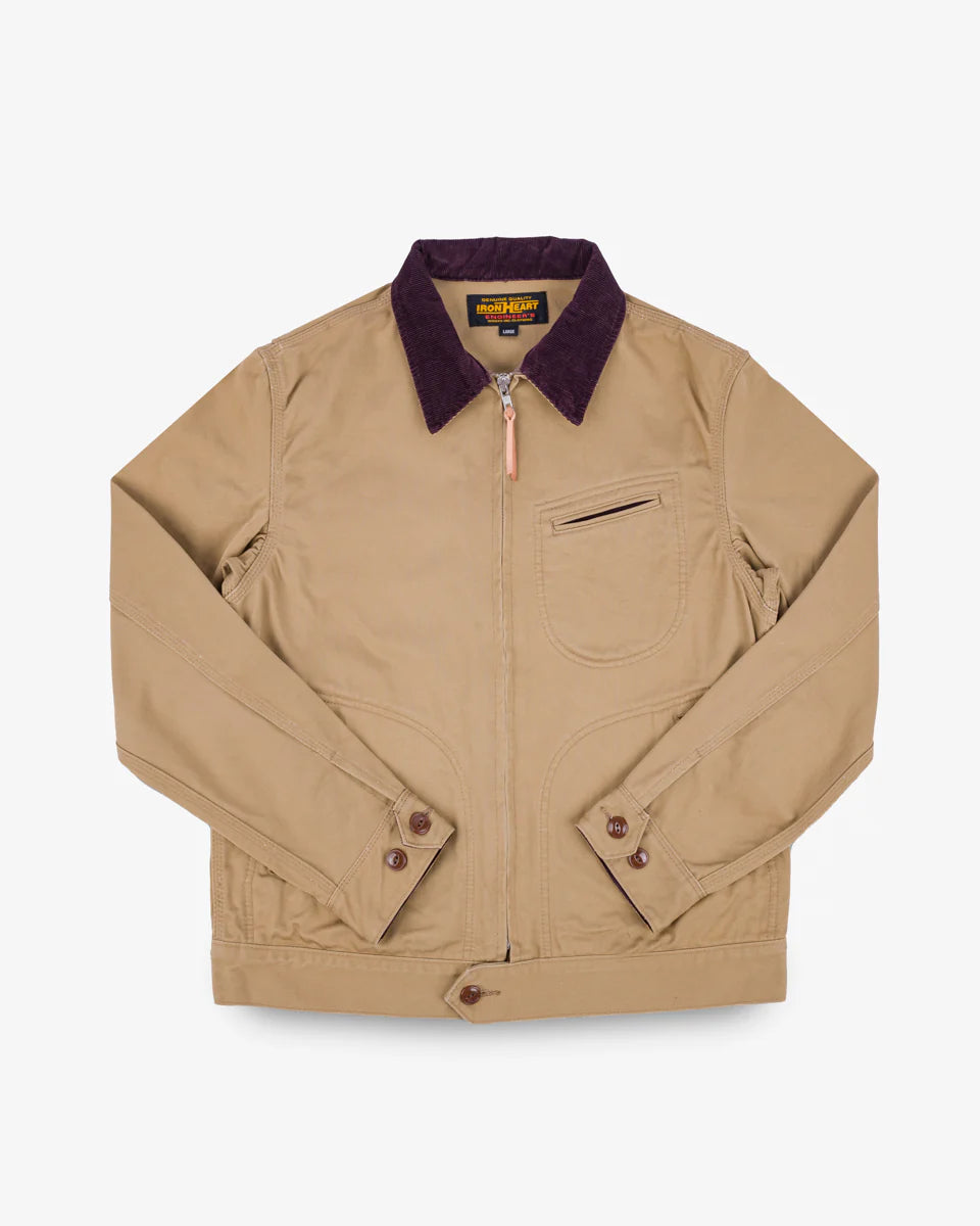 IHJ-144 12oz Kurashikizome Twill Work Jacket - BEIGE